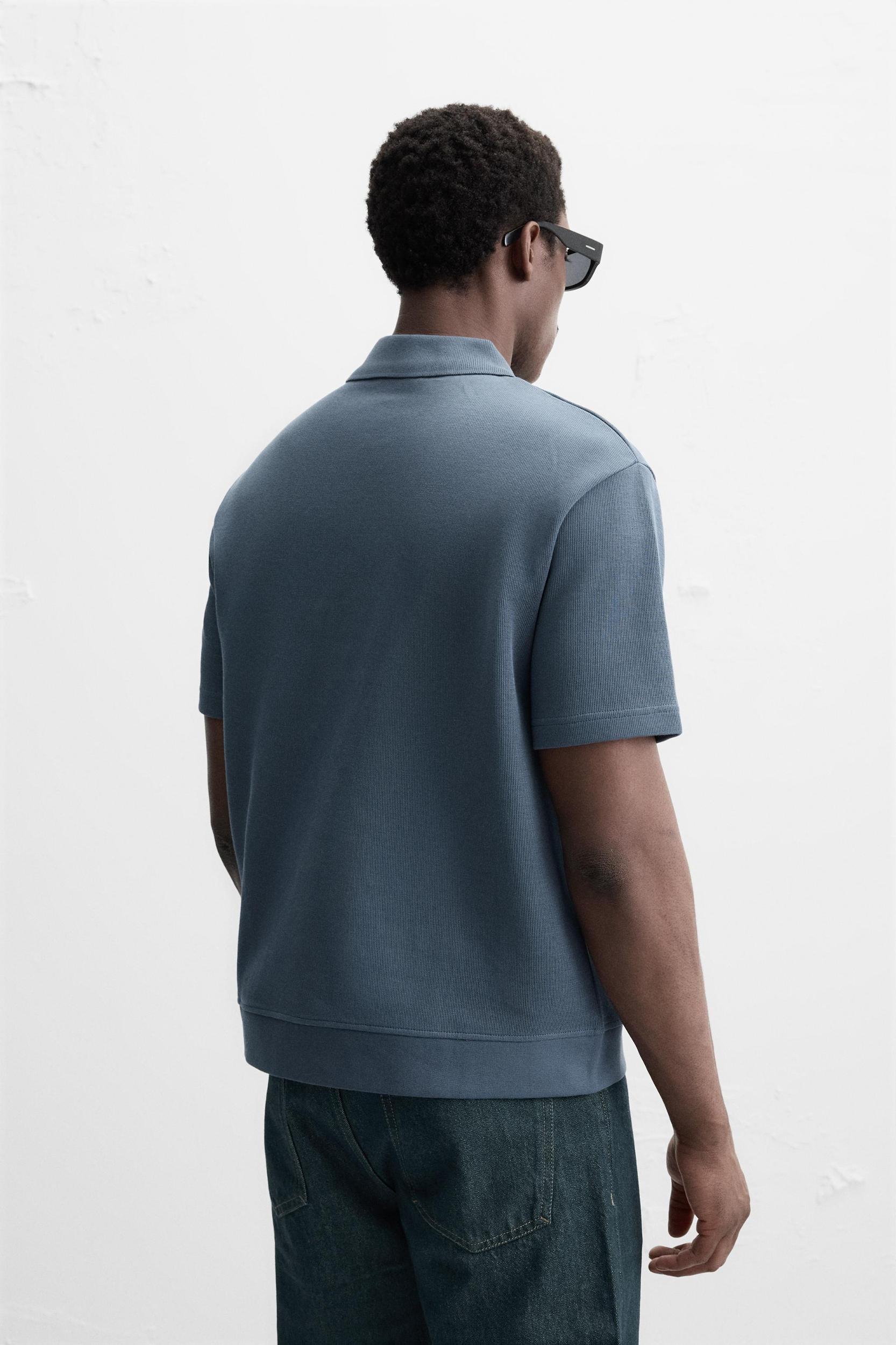 INTERLOCK TEXTURED POLO Product Image