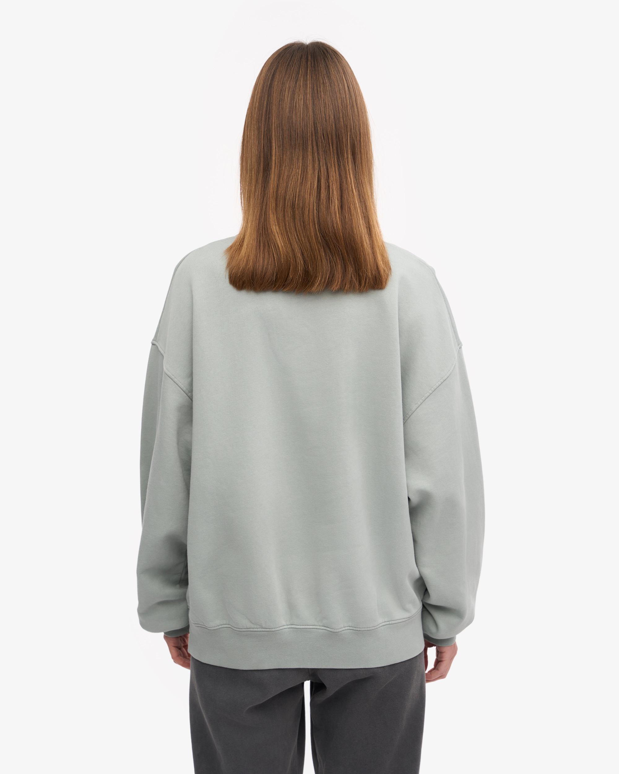 Organic Oversized Crew - Steel Blue Product Image