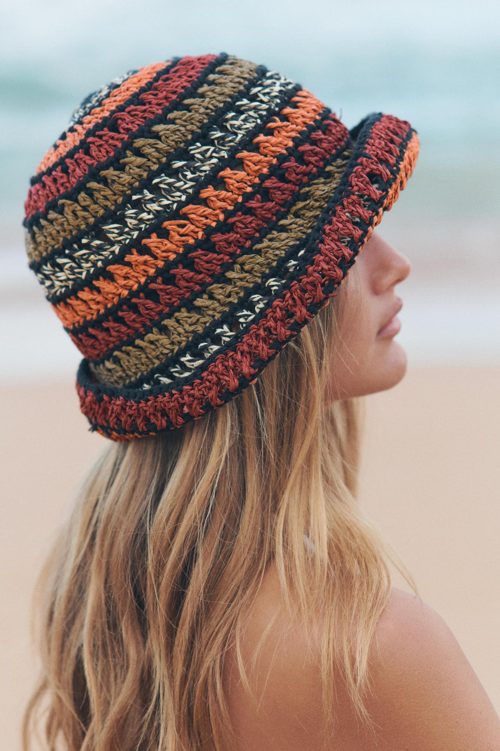 MIXED BRAIDED BUCKET HAT Product Image