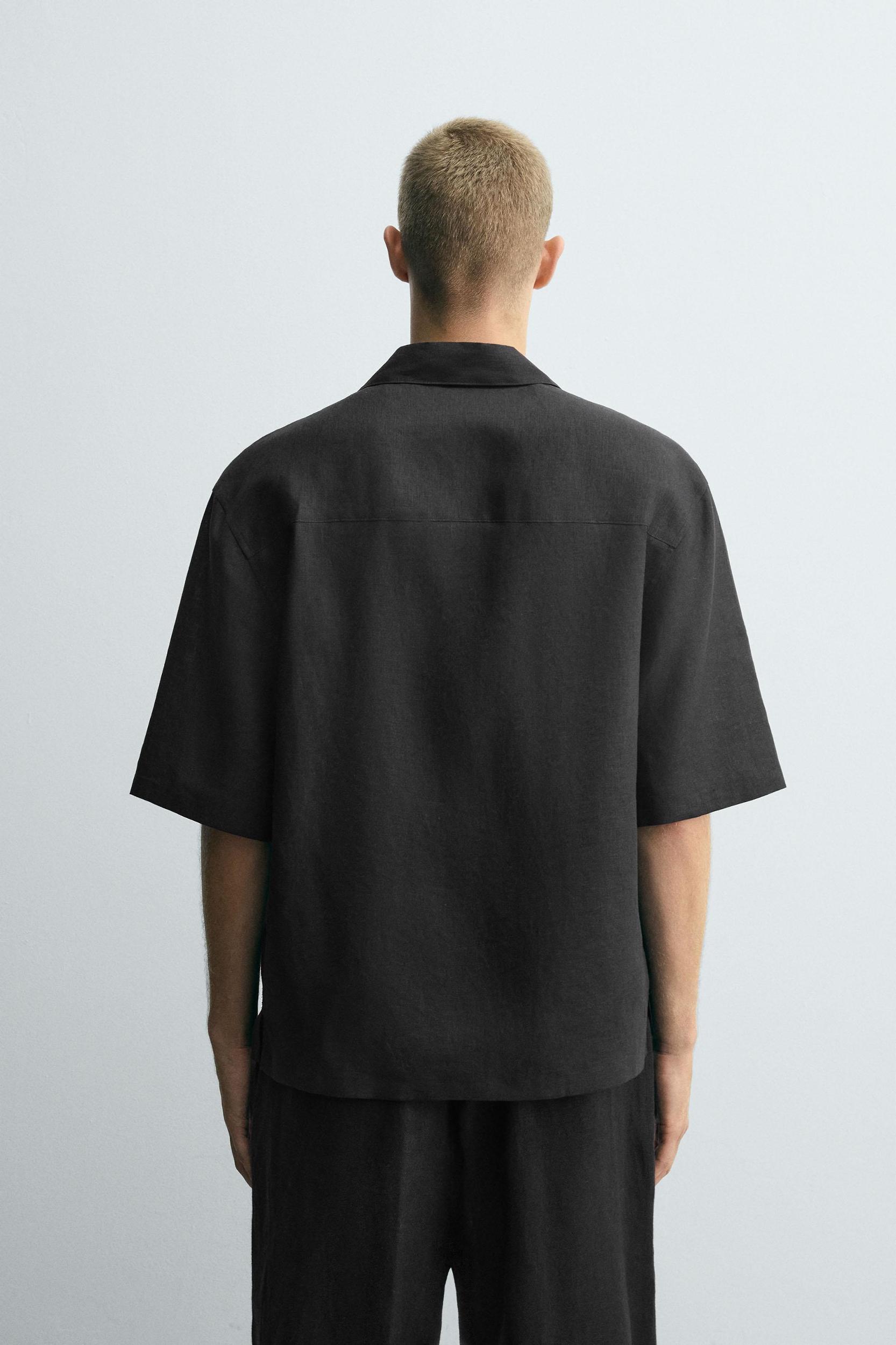 100% LINEN KIMONO SHIRT Product Image