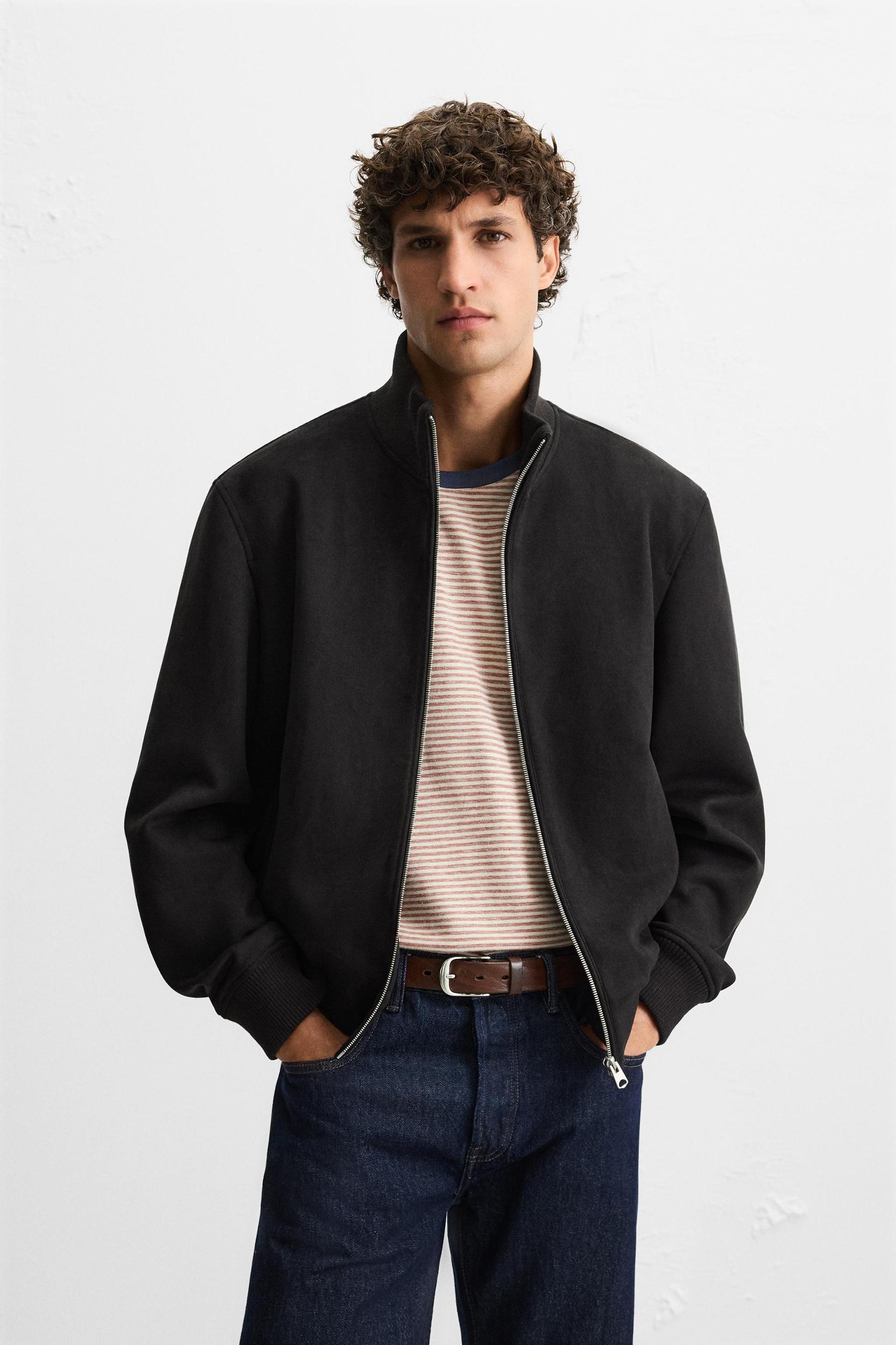 FAUX SUEDE JACKET Product Image