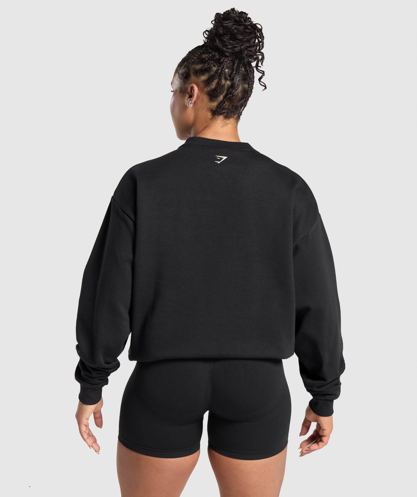 Lifting Essentials Graphic Brushed Oversized Sweatshirt Product Image