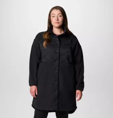 Columbia Womens Cloud Point Long Fleece Jacket - Plus Size- Product Image