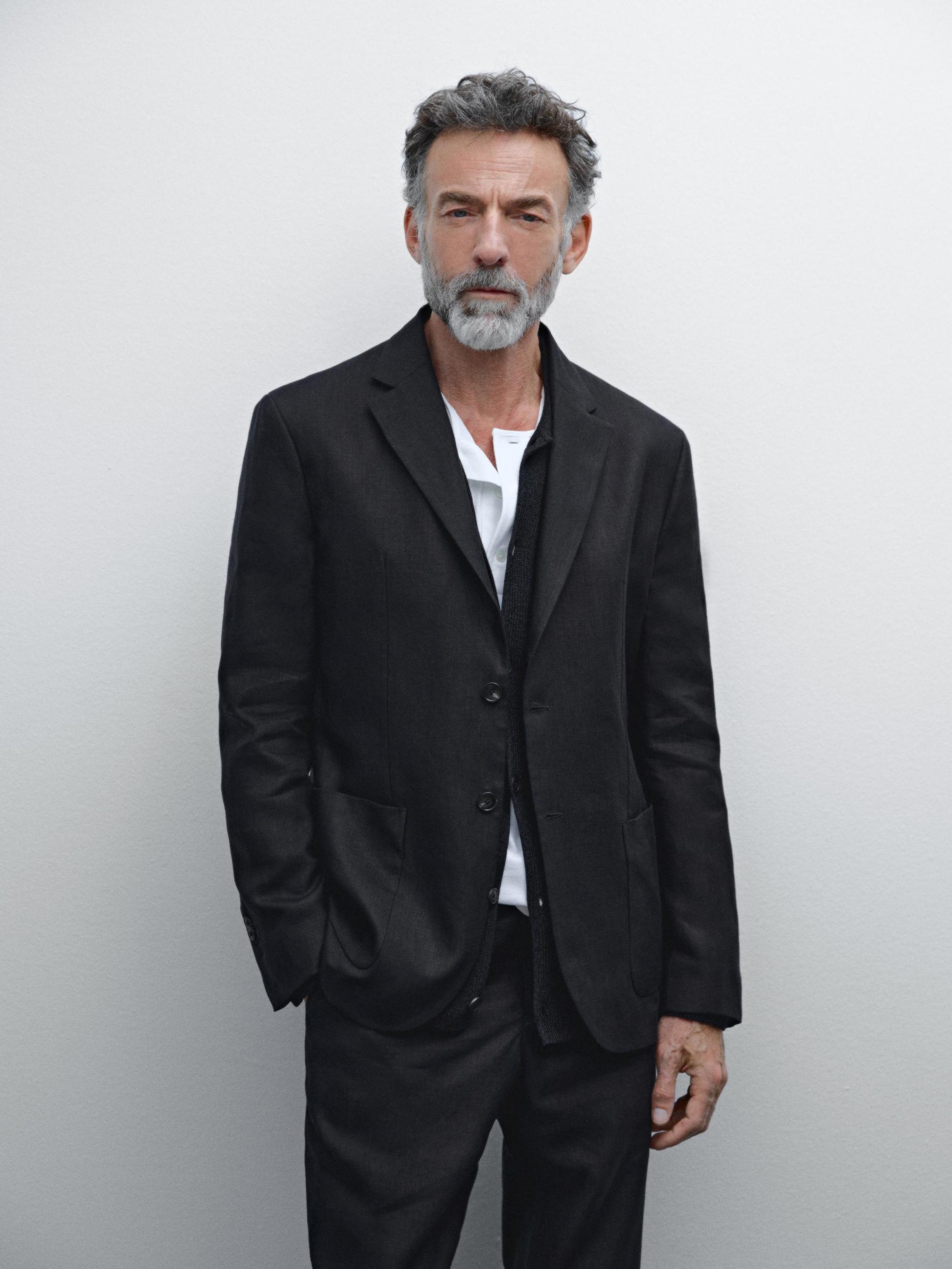 100% linen suit blazer Product Image