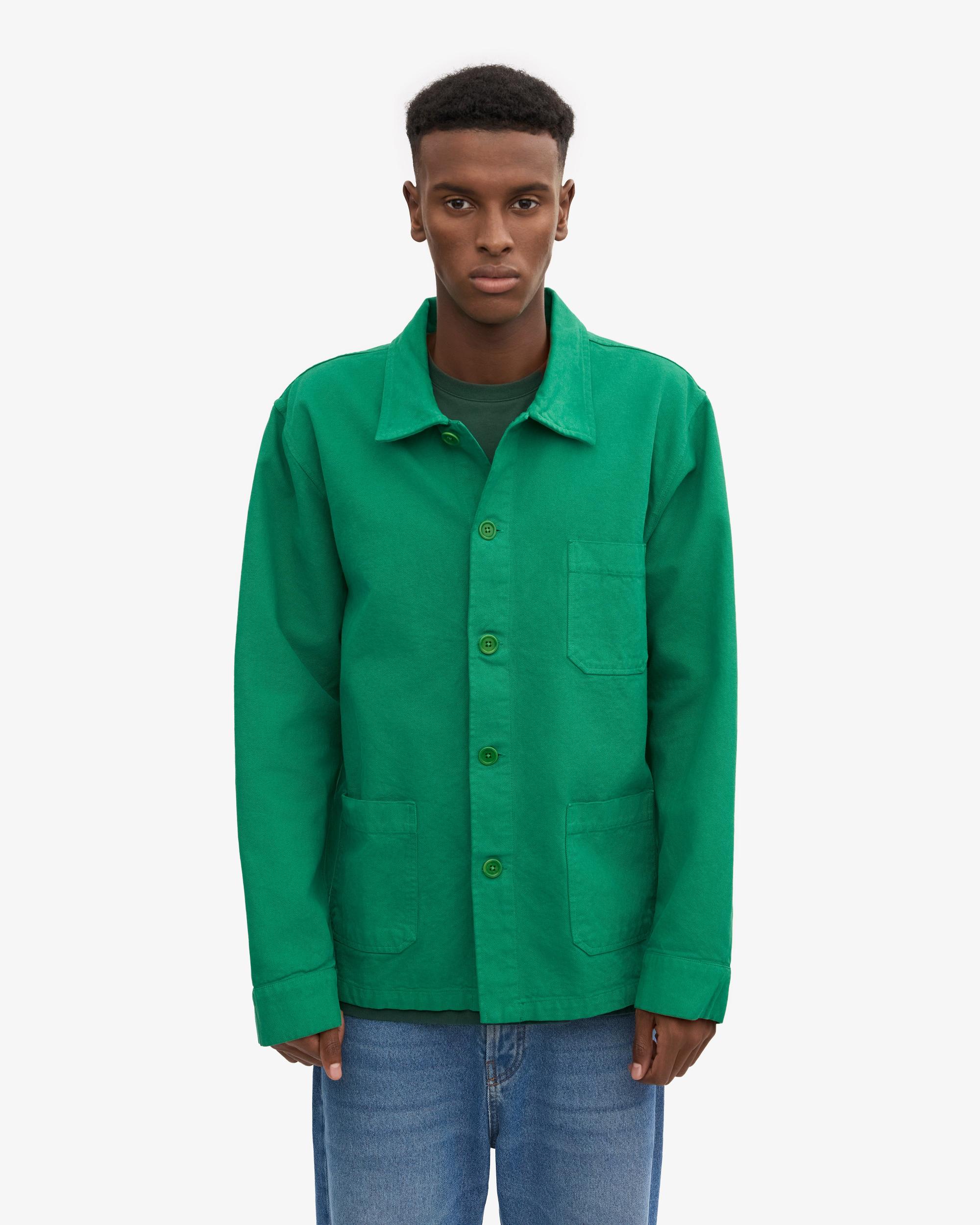Organic Workwear Jacket - Kelly Green Product Image