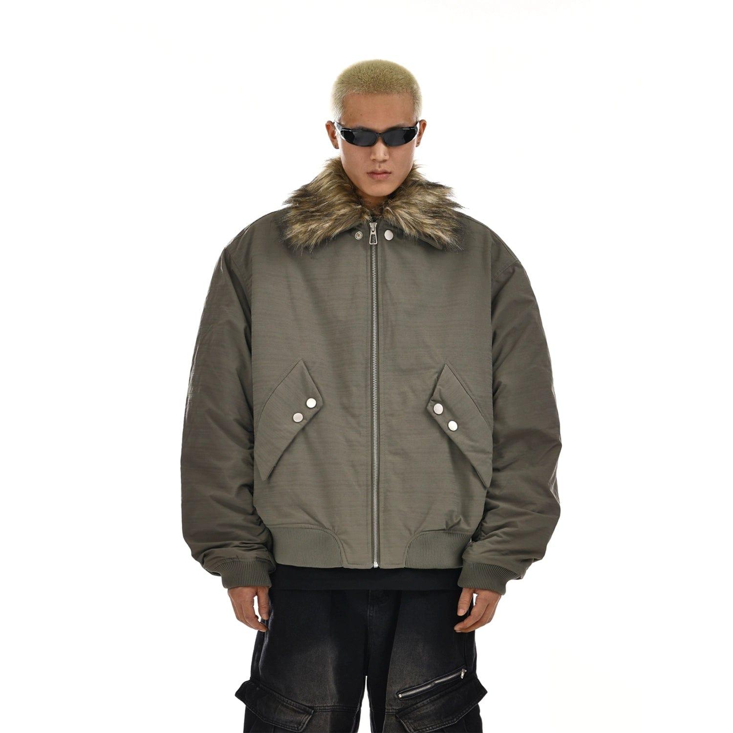 RT No. 12127 ARMY GREEN FUR COLLAR FLIGHT JK Product Image