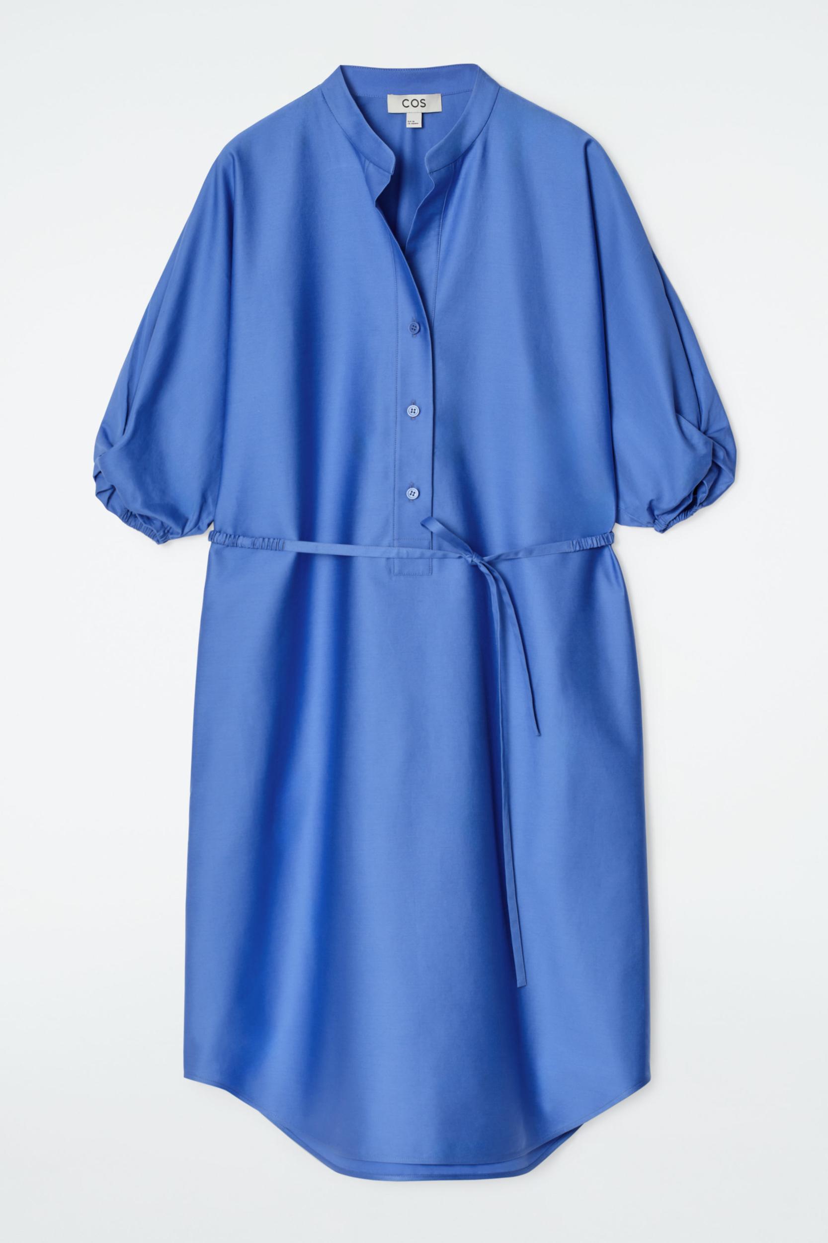 BELTED MIDI SHIRT DRESS Product Image