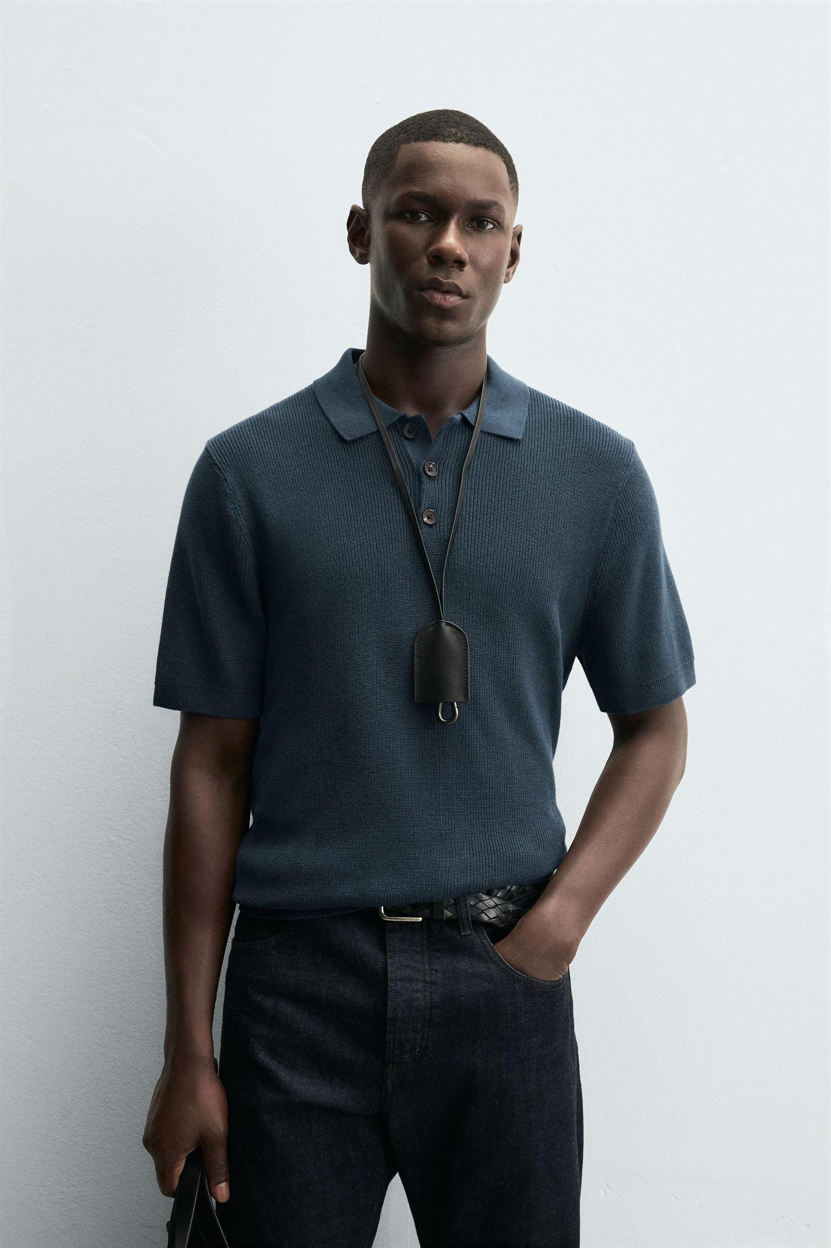 PEARL KNIT POLO SHIRT Product Image
