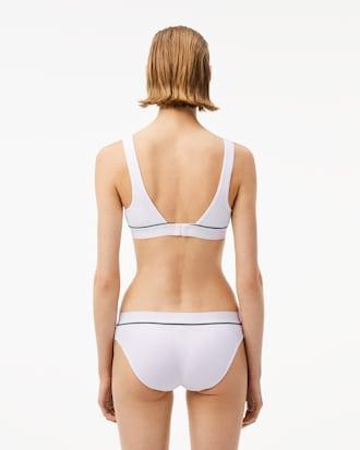 Ribbed Cotton Triangle Bralette Product Image