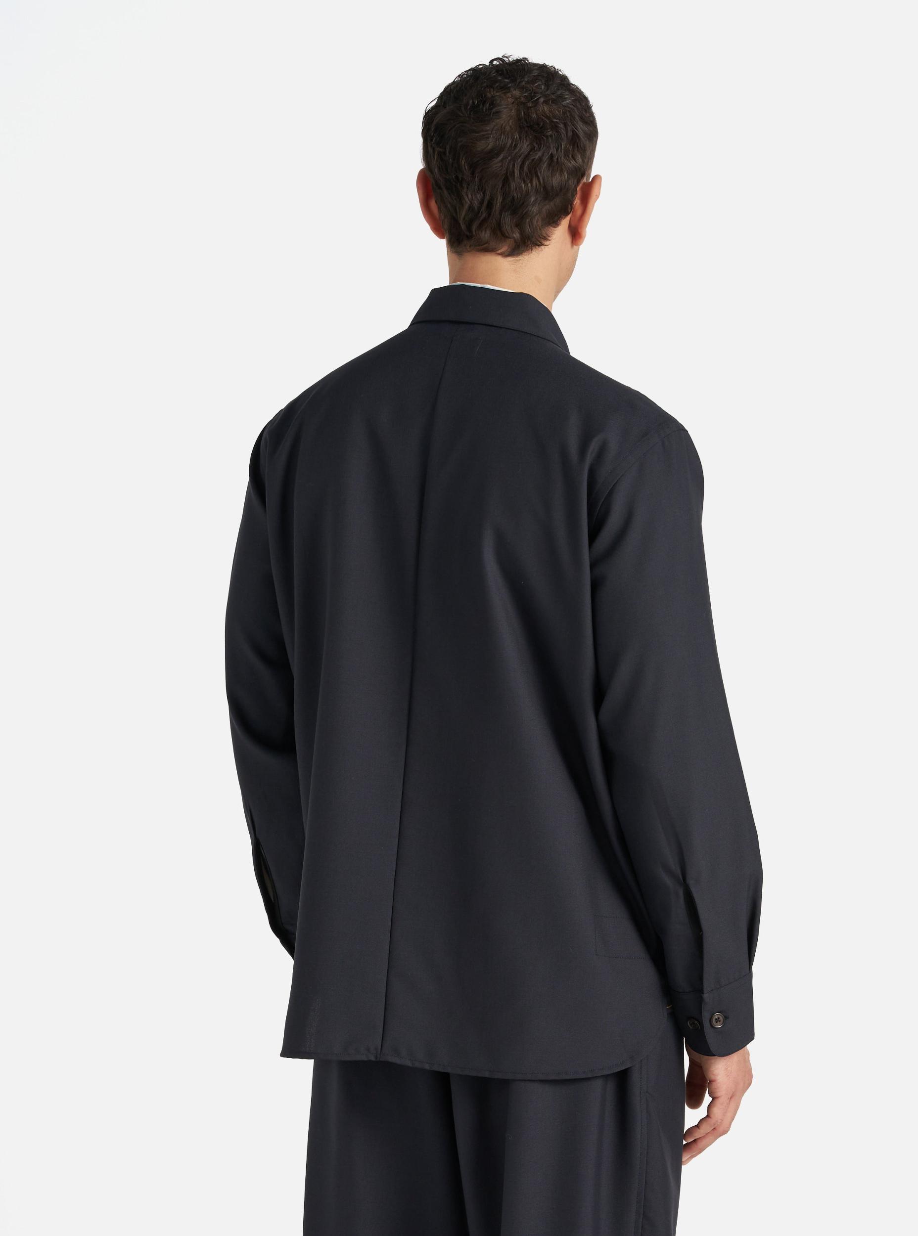 Reiss Kids' Bergamo Wool Blend Peacoat Product Image