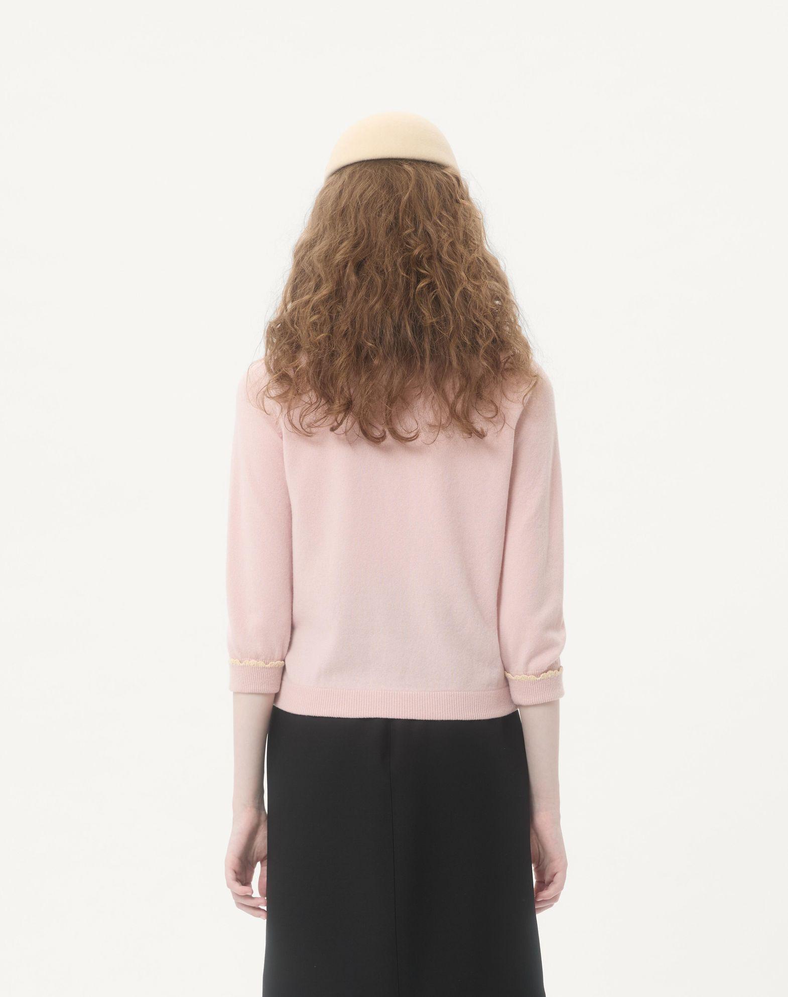 Cardigan With Shearling Collar Product Image