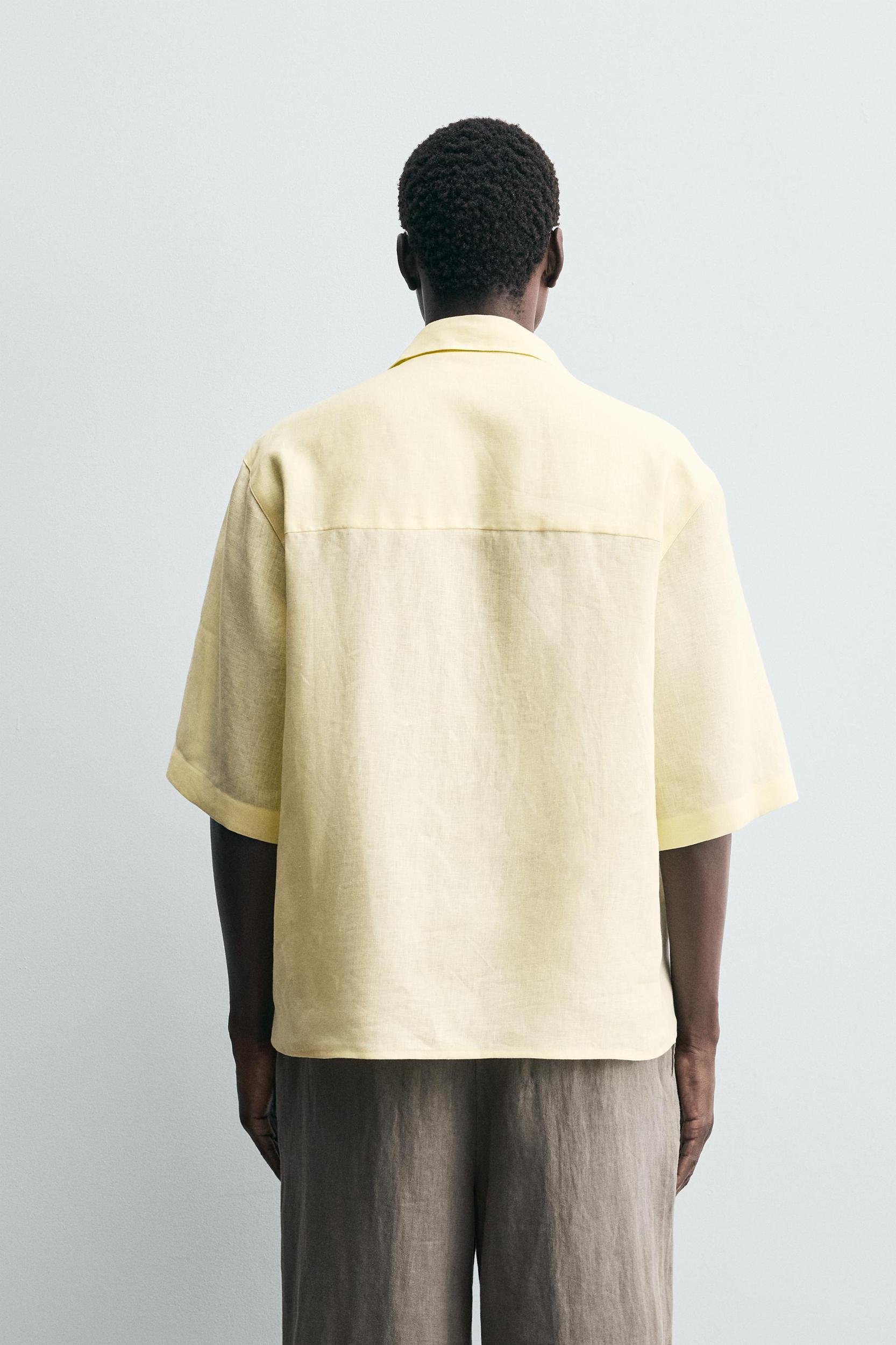 100% LINEN POLO SHIRT Product Image