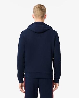 Men's Zip-Up Colorblock Hoodie Product Image
