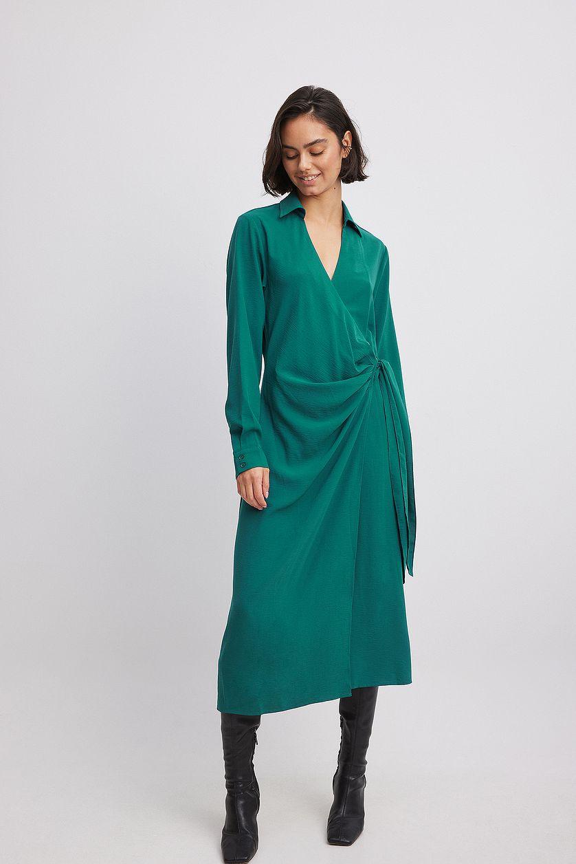 Wrap Midi Dress Product Image