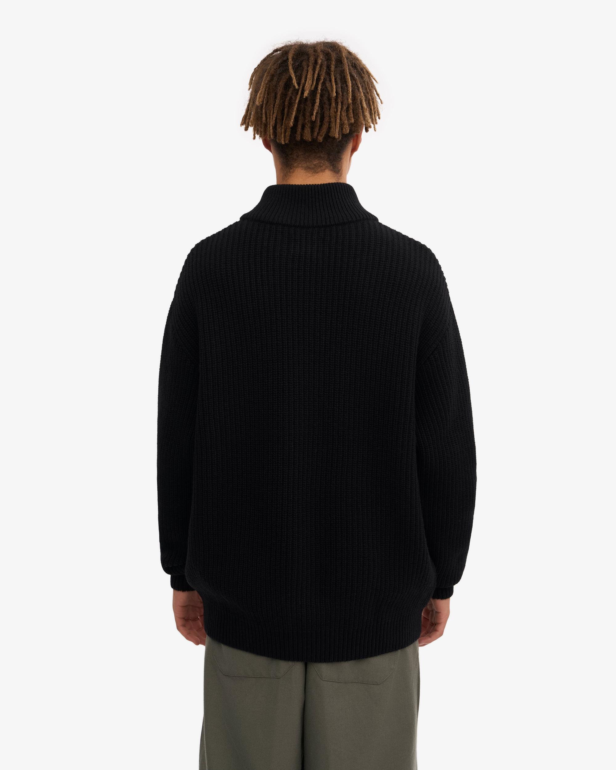 Merino Quarter Zip - Lava Grey Product Image