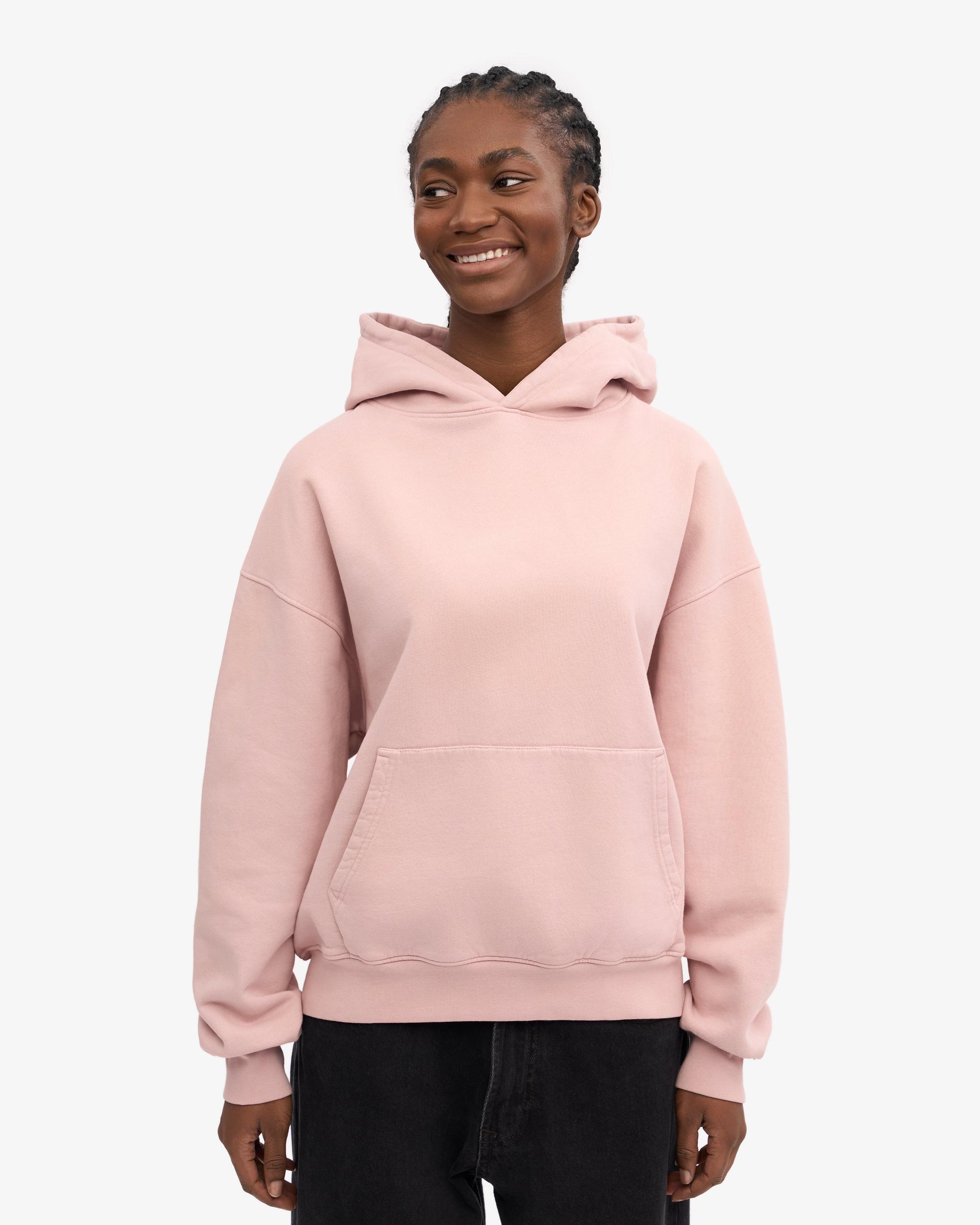 Organic Oversized Hood - Faded Pink Product Image