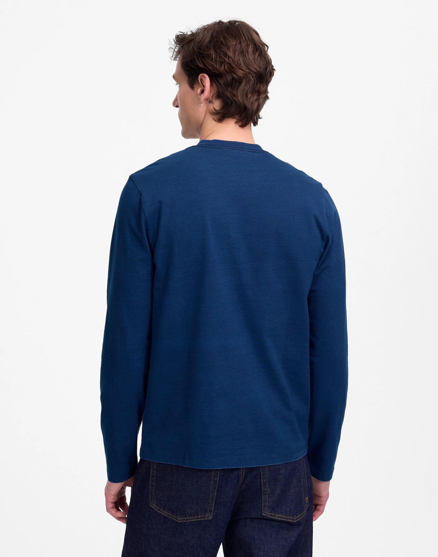 The Indigo-Dyed Long-Sleeve Vintage Tee Product Image