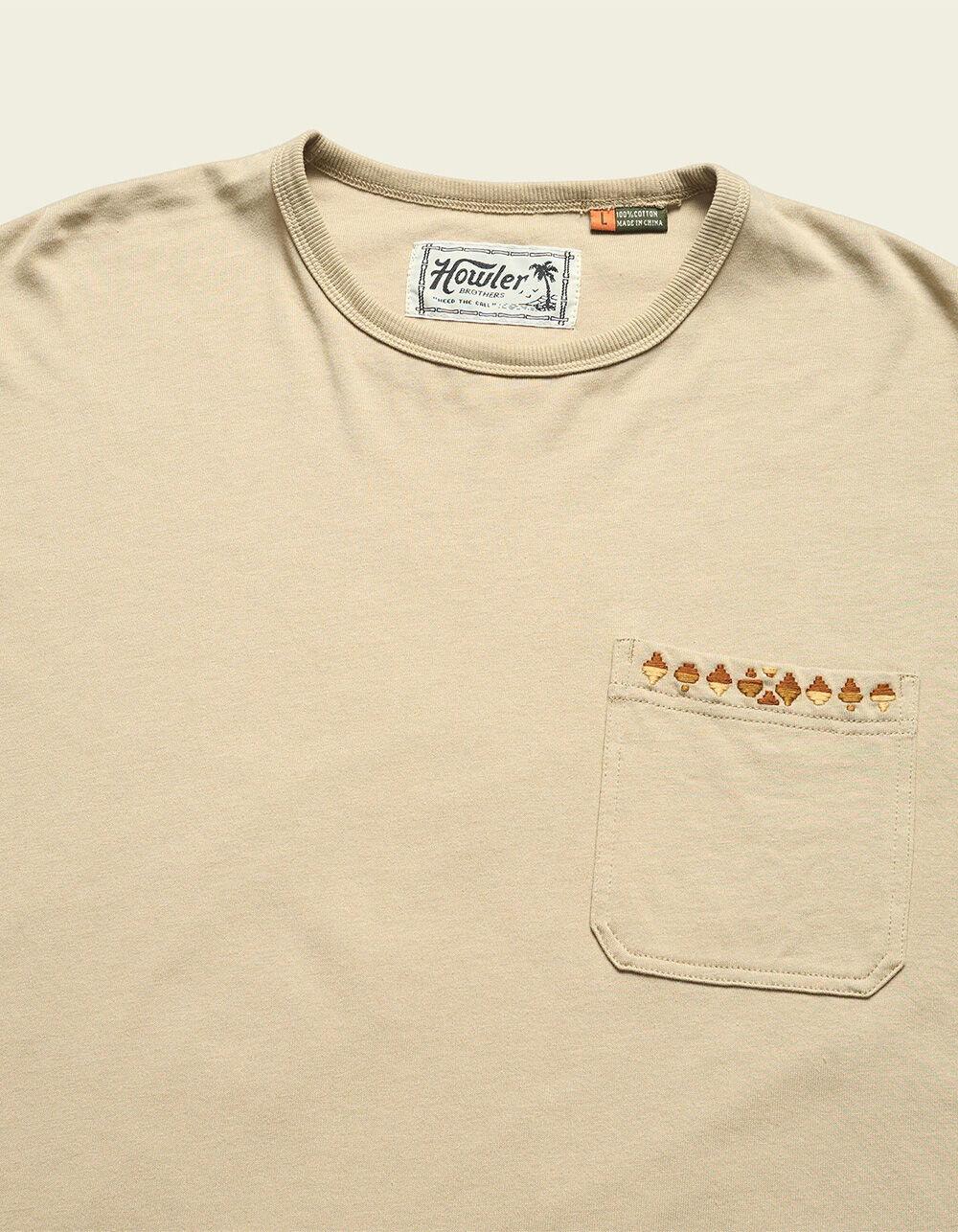 HOWLER BROTHERS Spectrum Mens Pocket Tee - PUTTY Product Image