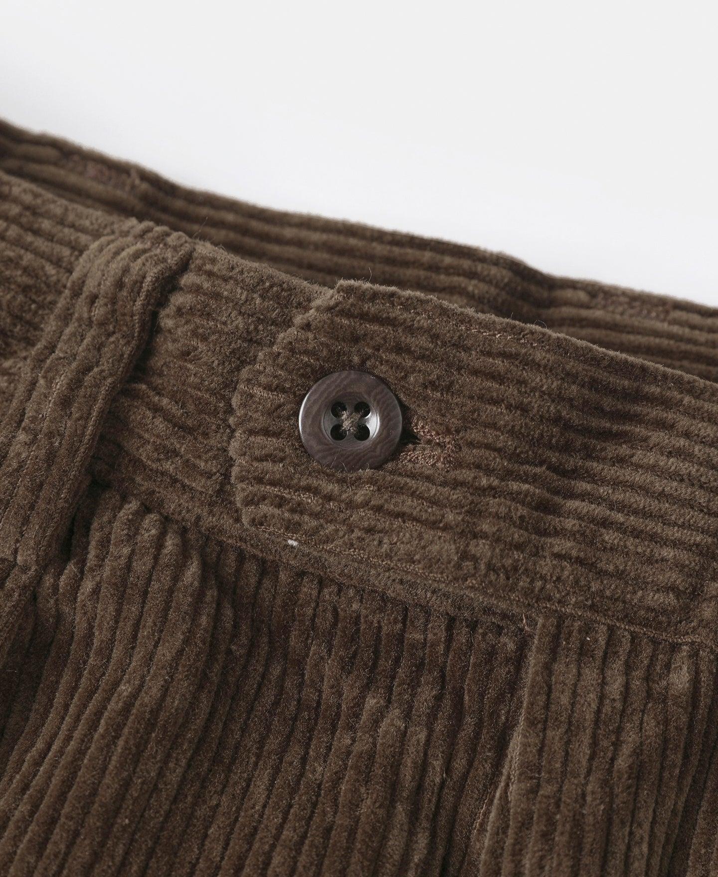 12.5 oz 8 Wale Corduroy Trousers - Brown Product Image