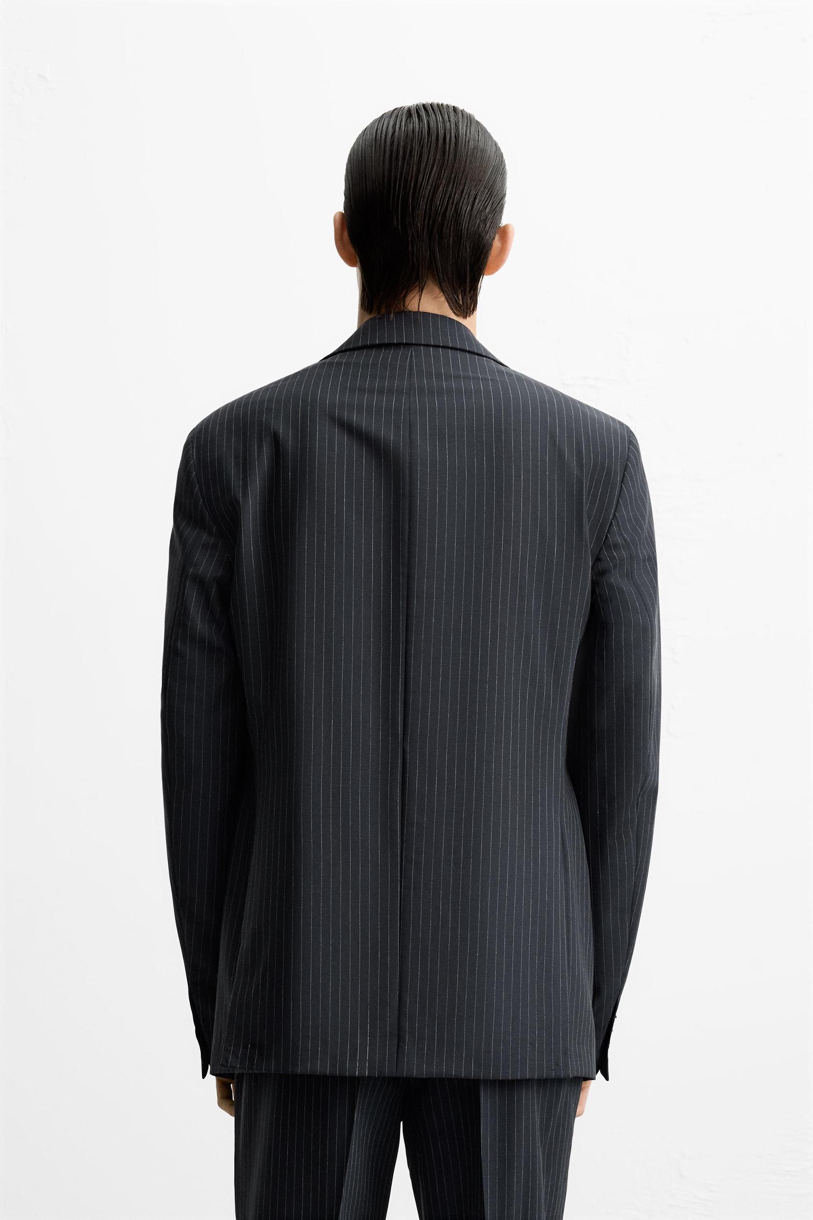 PINSTRIPE SUIT JACKET Product Image