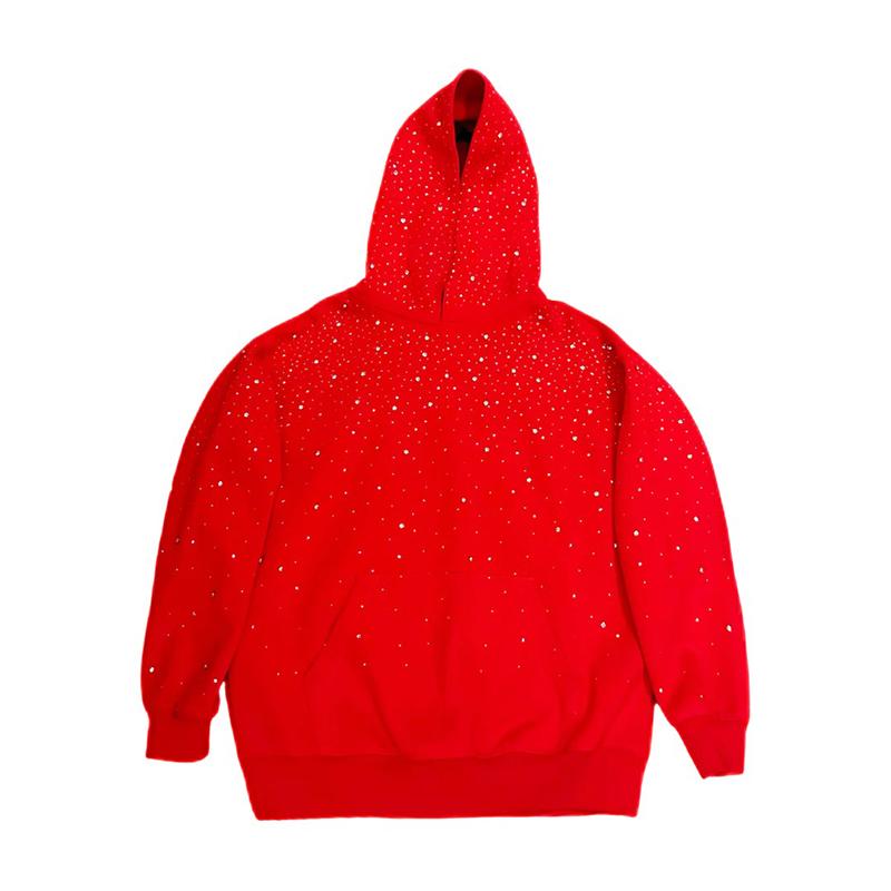 Personalized Rhinestone Oversized Hoodie Product Image