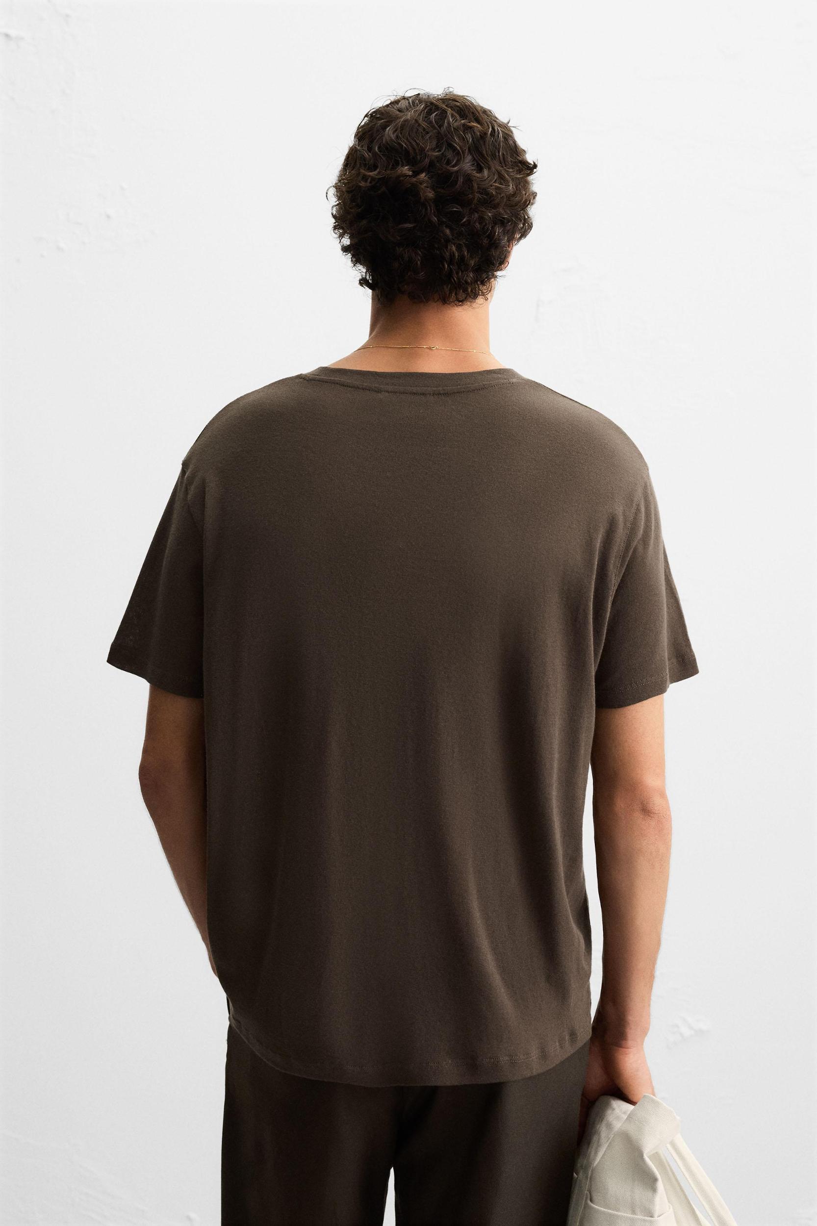 TEXTURED COTTON T-SHIRT Product Image