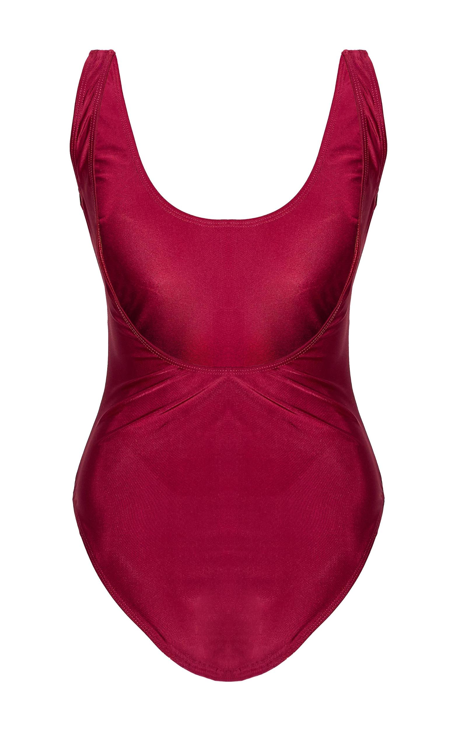 Berry Basic Scoop Swimsuit Product Image