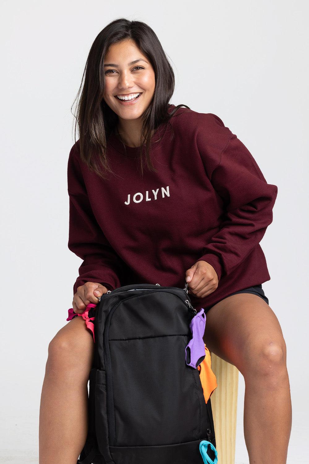 Roxanne Oversized Fleece Crewneck - JOLYN Heart Product Image