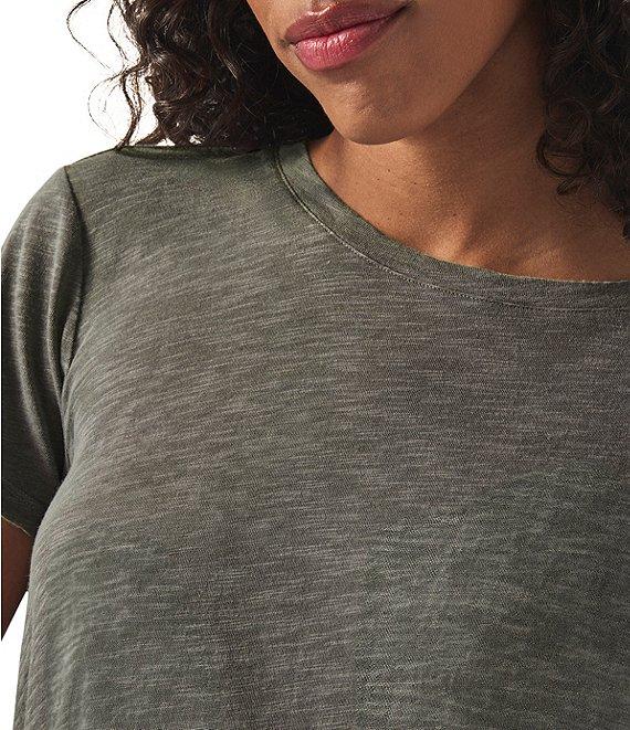 Splendid Louisa Knit Crew Neck Short Sleeve Shirt Product Image