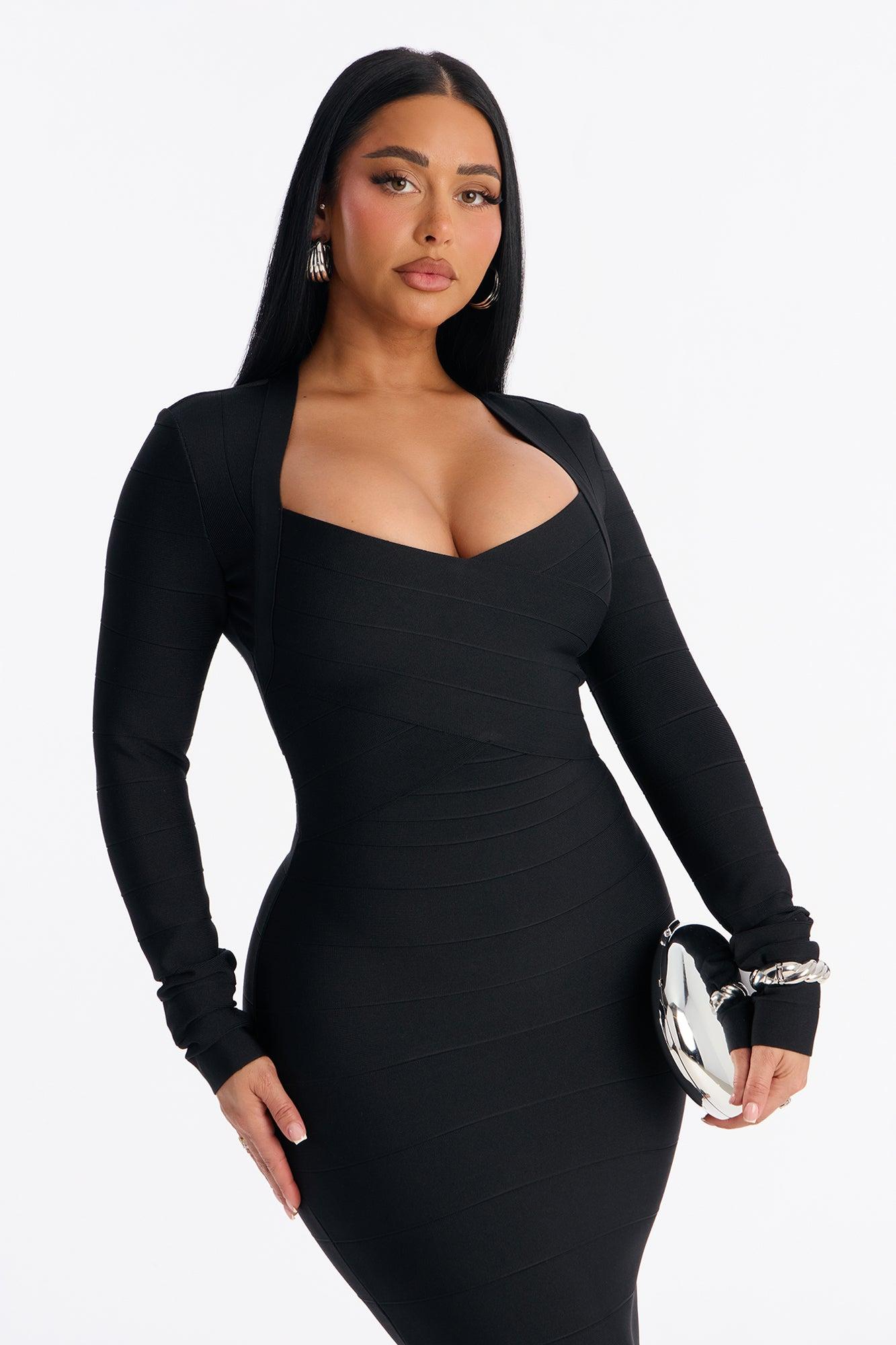 Katia Bandage Midi Dress - Black Female Product Image