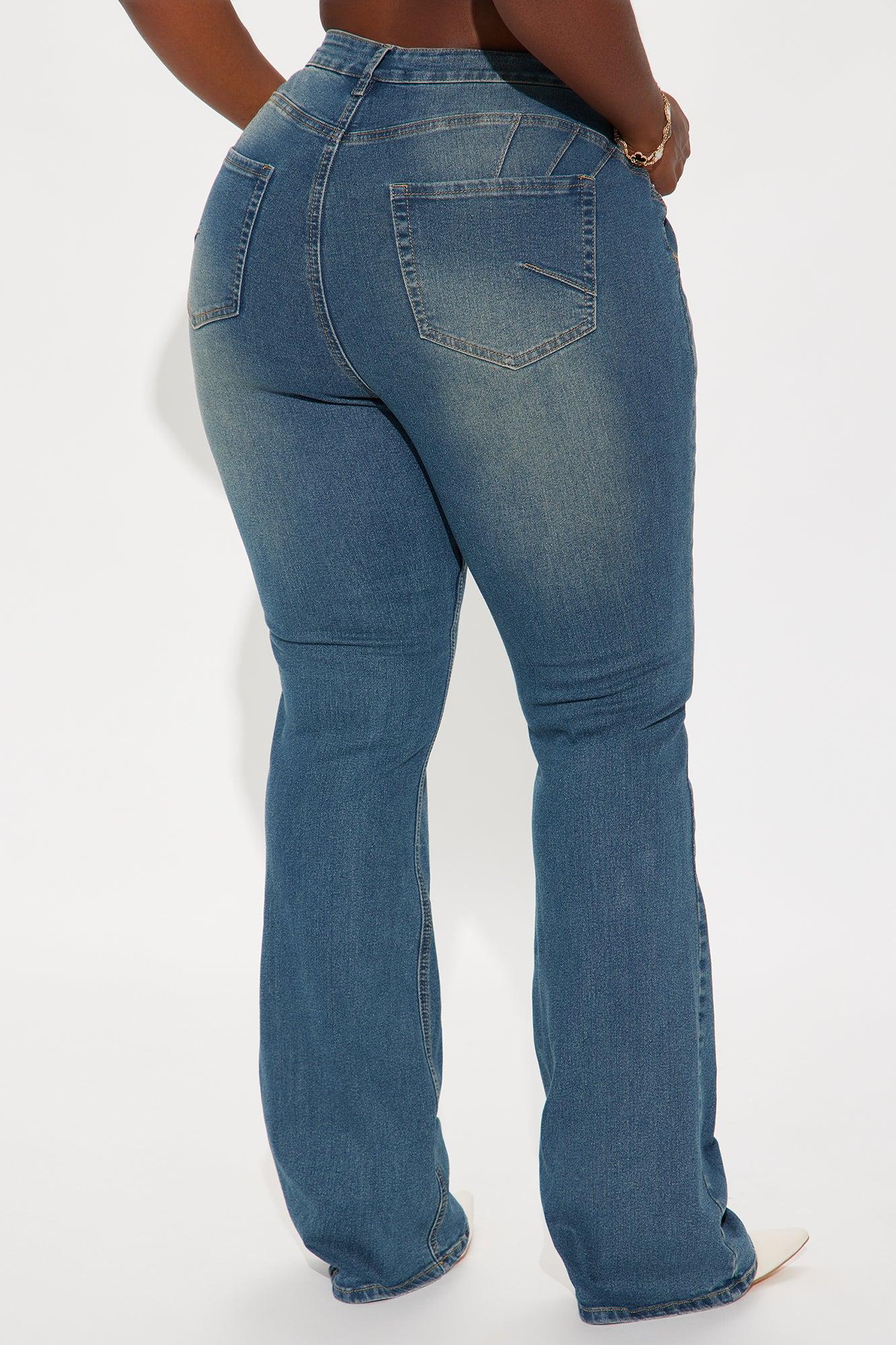 Tucson Booty Lifting Stretch Bootcut Jeans - Dark Wash Product Image