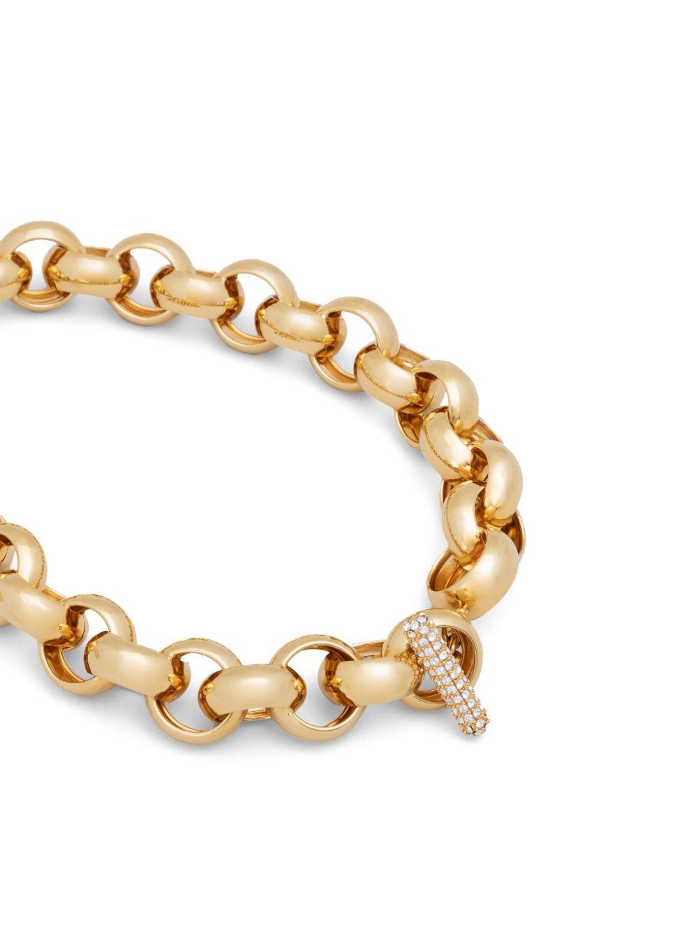 crystal-embellished chain necklace Product Image