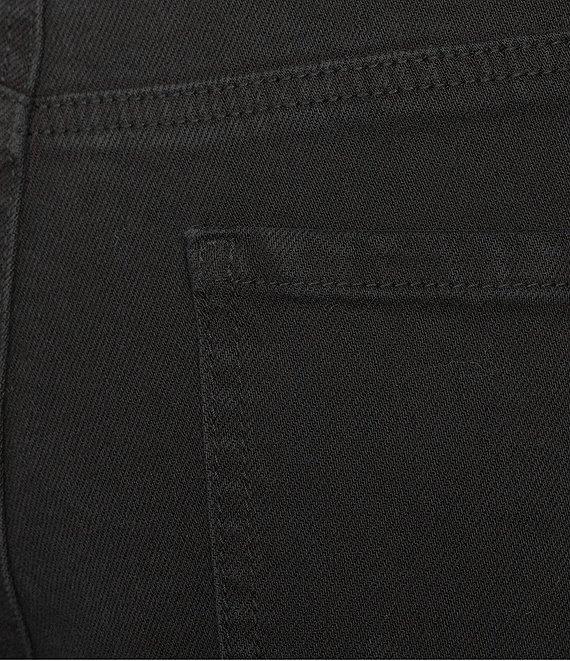 Gibson & Latimer Perfect Fit Denim Mid Rise Split Side Bow Detail Wide Leg Jeans Product Image