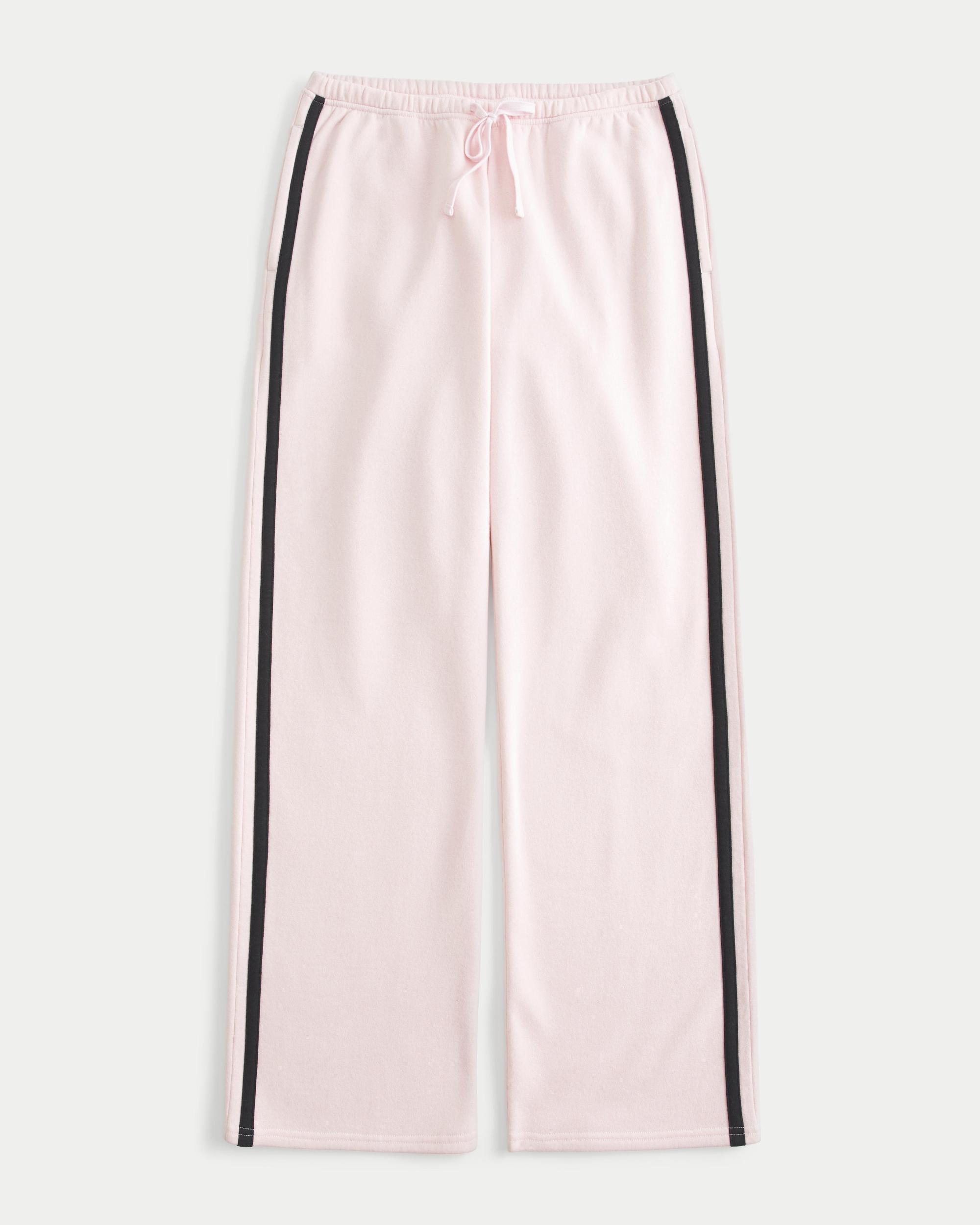 Side-Stripe Straight Sweatpants Product Image