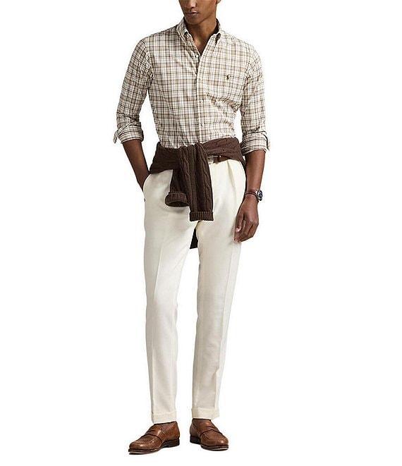 Polo Ralph Lauren Classic Fit Performance Stretch Twill Multi Plaid Long Sleeve Woven Shirt Product Image