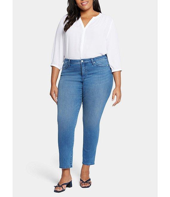 NYDJ Plus Size Le Silhouette Sheri Seamless Stretch Denim Jean Product Image