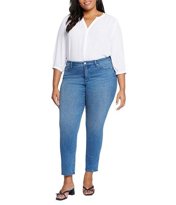 NYDJ Plus Size Le Silhouette Sheri Seamless Stretch Denim Jean Product Image