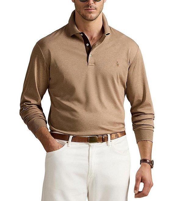 Polo Ralph Lauren Big & Tall Soft Cotton Long Sleeve Polo Shirt Product Image