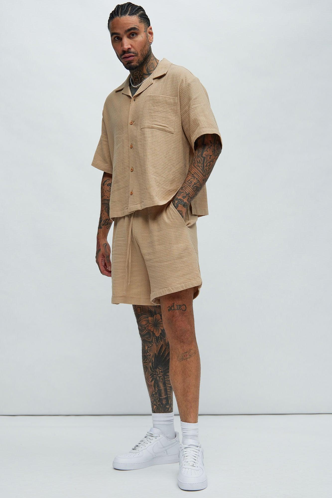 Belgian Textured Shirt - Tan Product Image