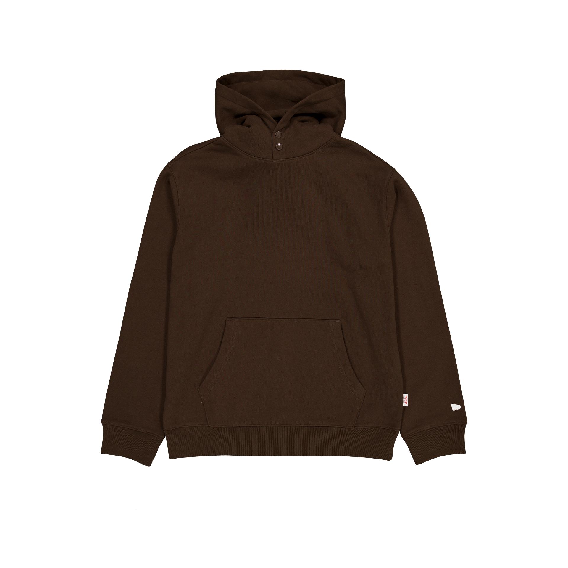 Amherst Corporal Walnut Snap Hoodie Male Product Image