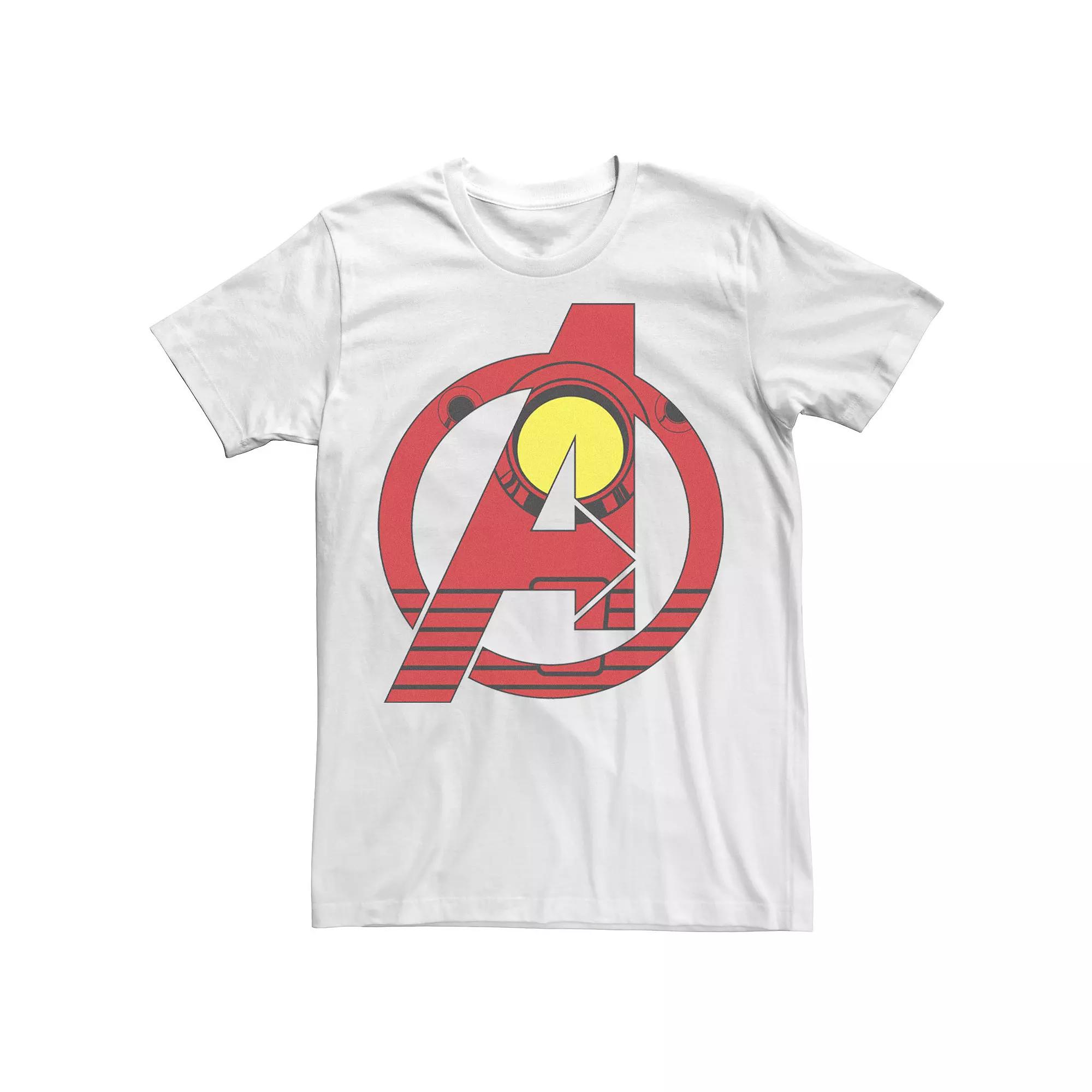Men's Marvel Avengers Iron Man Costume Fill Logo Tee,  Product Image