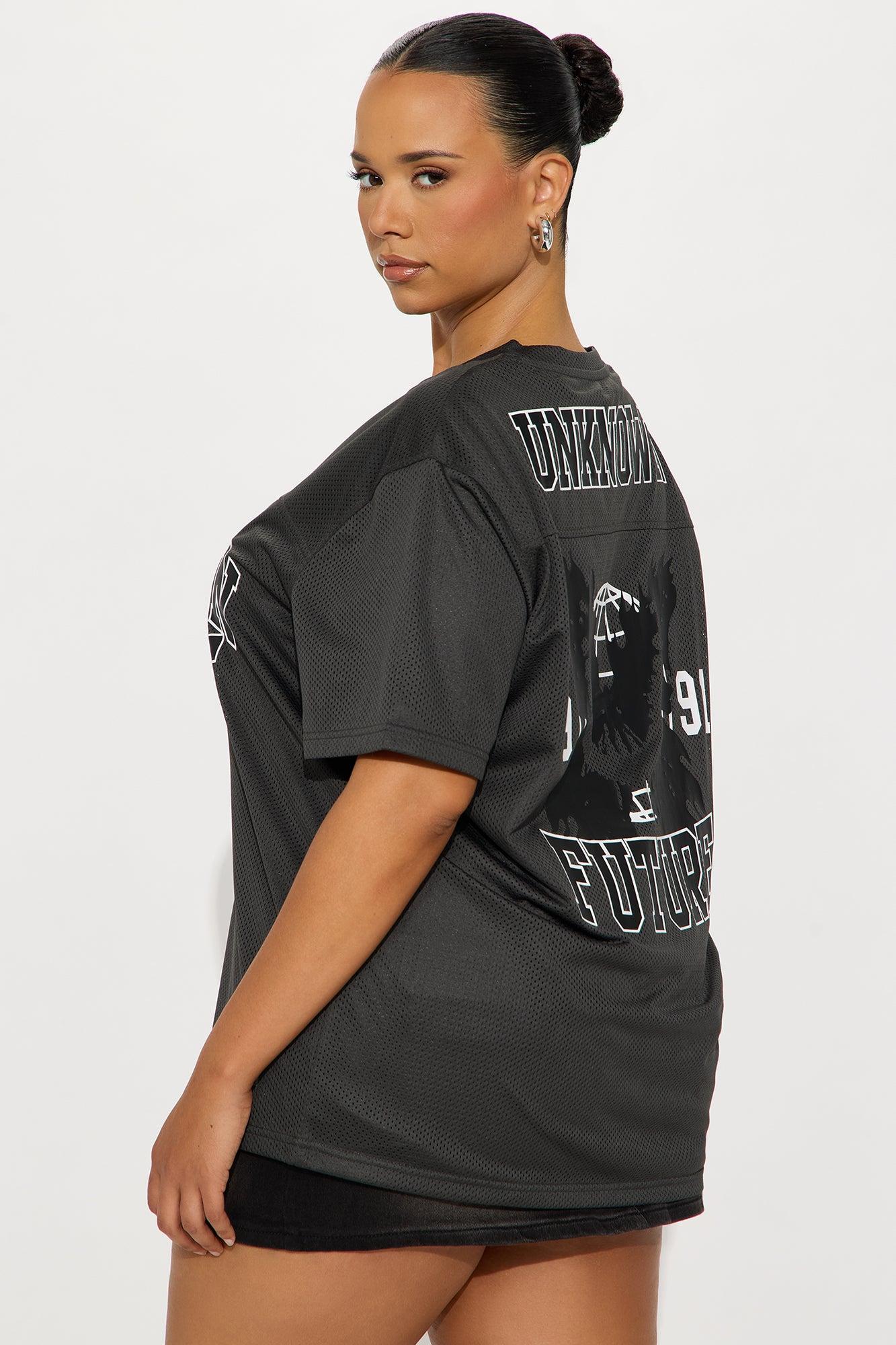 Unknown Future Oversized Jersey - Black Female Product Image