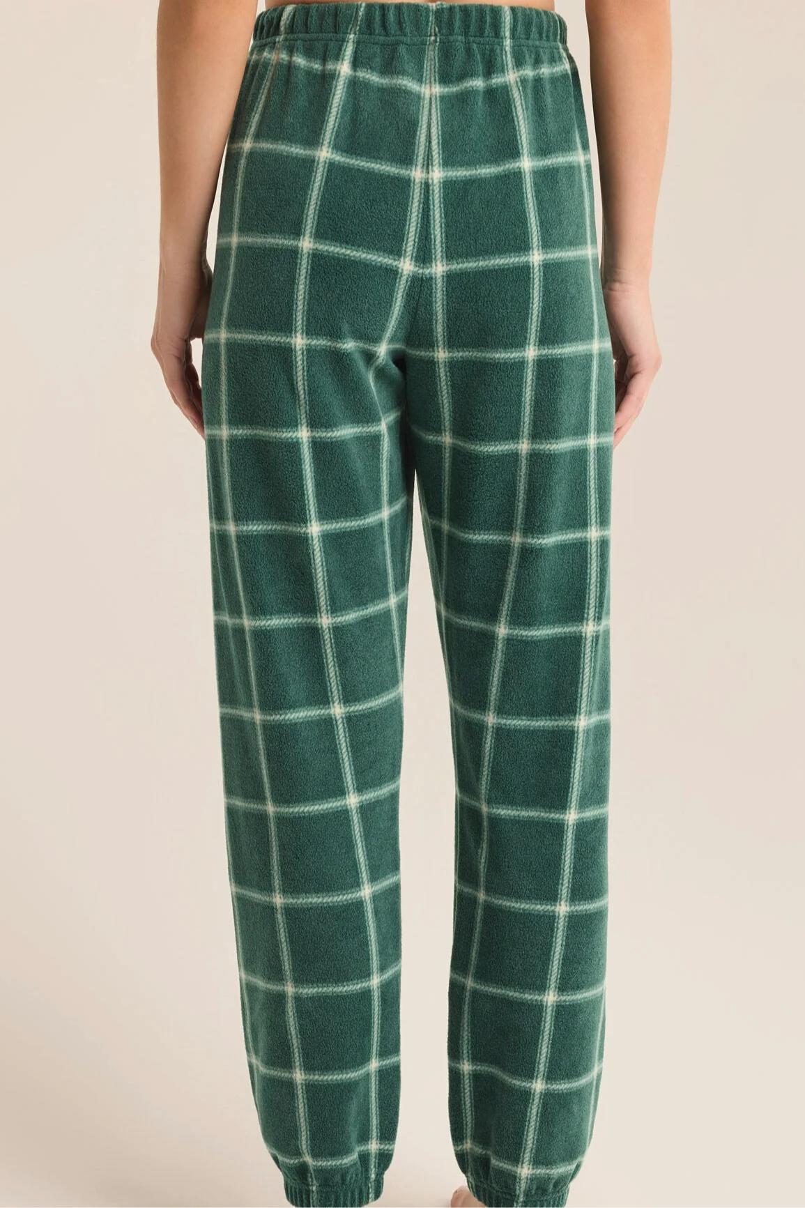 Plaid Jogger Lounge Pants Product Image