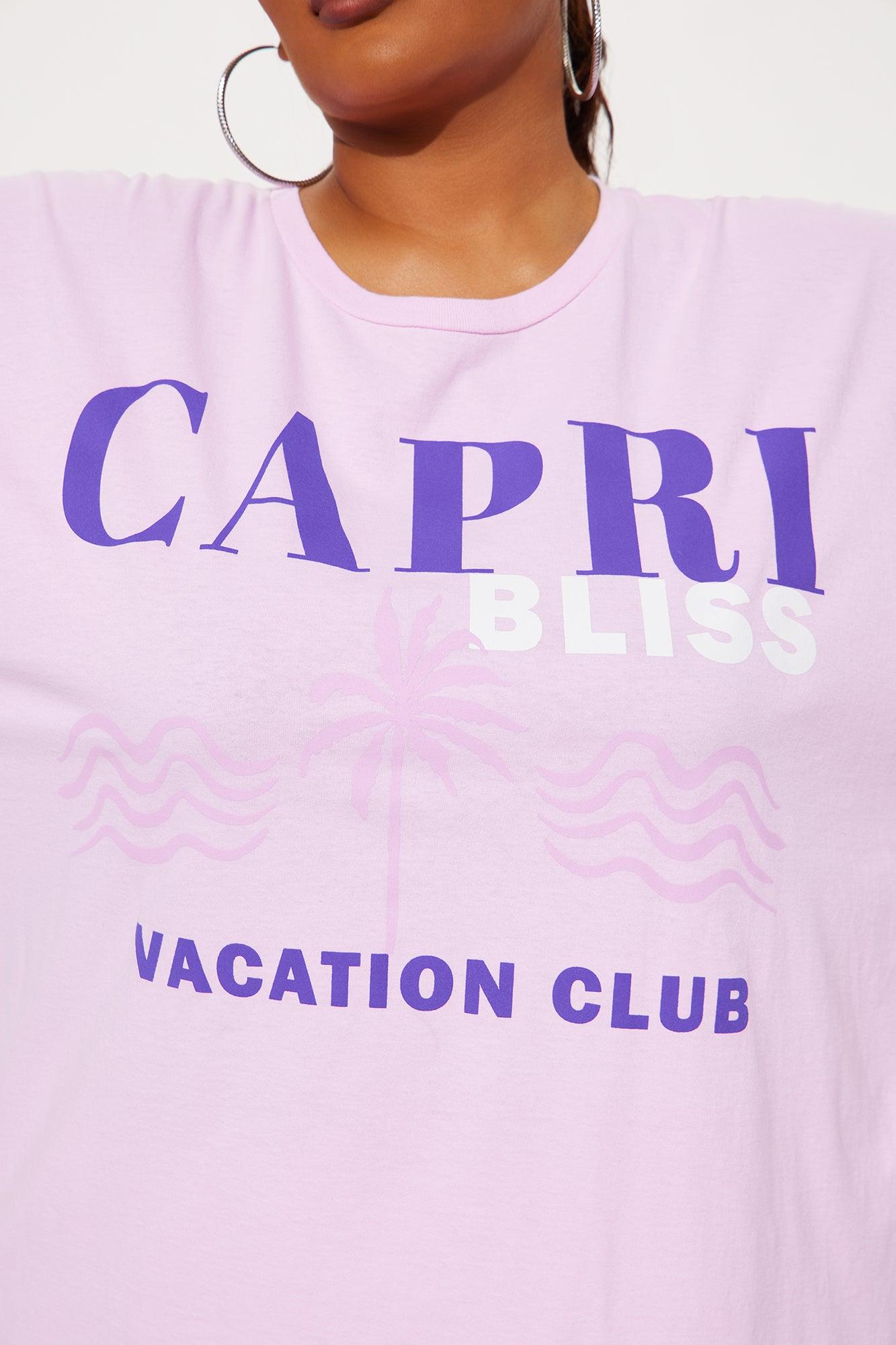 Capri Club Washed Oversized Tee - Pink Product Image