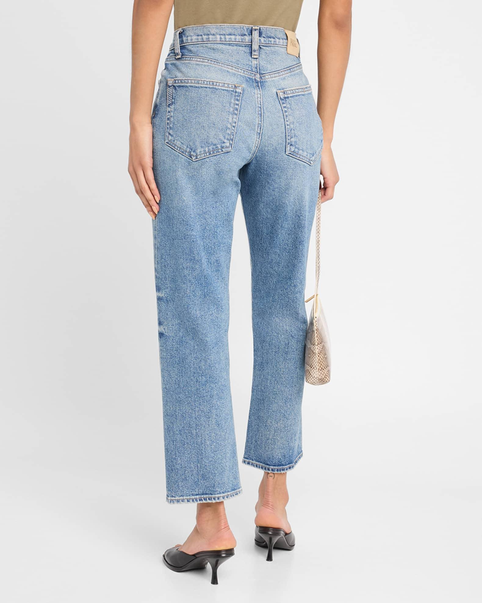 Morgan Ankle Straight Jeans Product Image