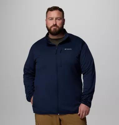 Columbia Mens Essential Hike Grid Fleece Full Zip Jacket - Big- Product Image