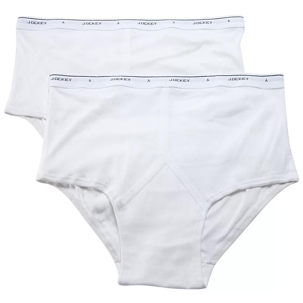 Big & Tall Jockey® 2-pack Classic Full-Rise Briefs, Men's,  Product Image