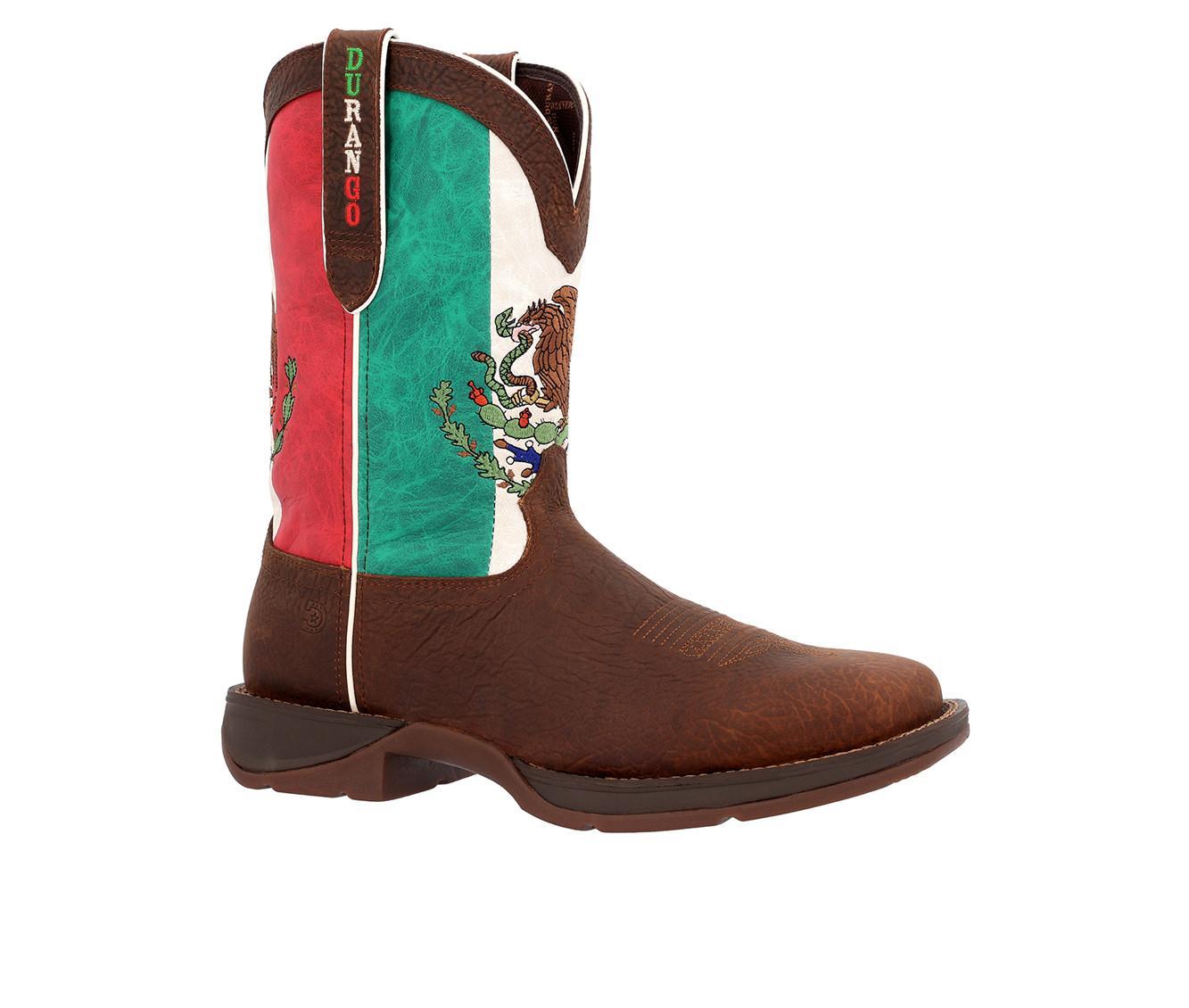 Men's Durango Rebel Mexico Flag Western Boot Product Image