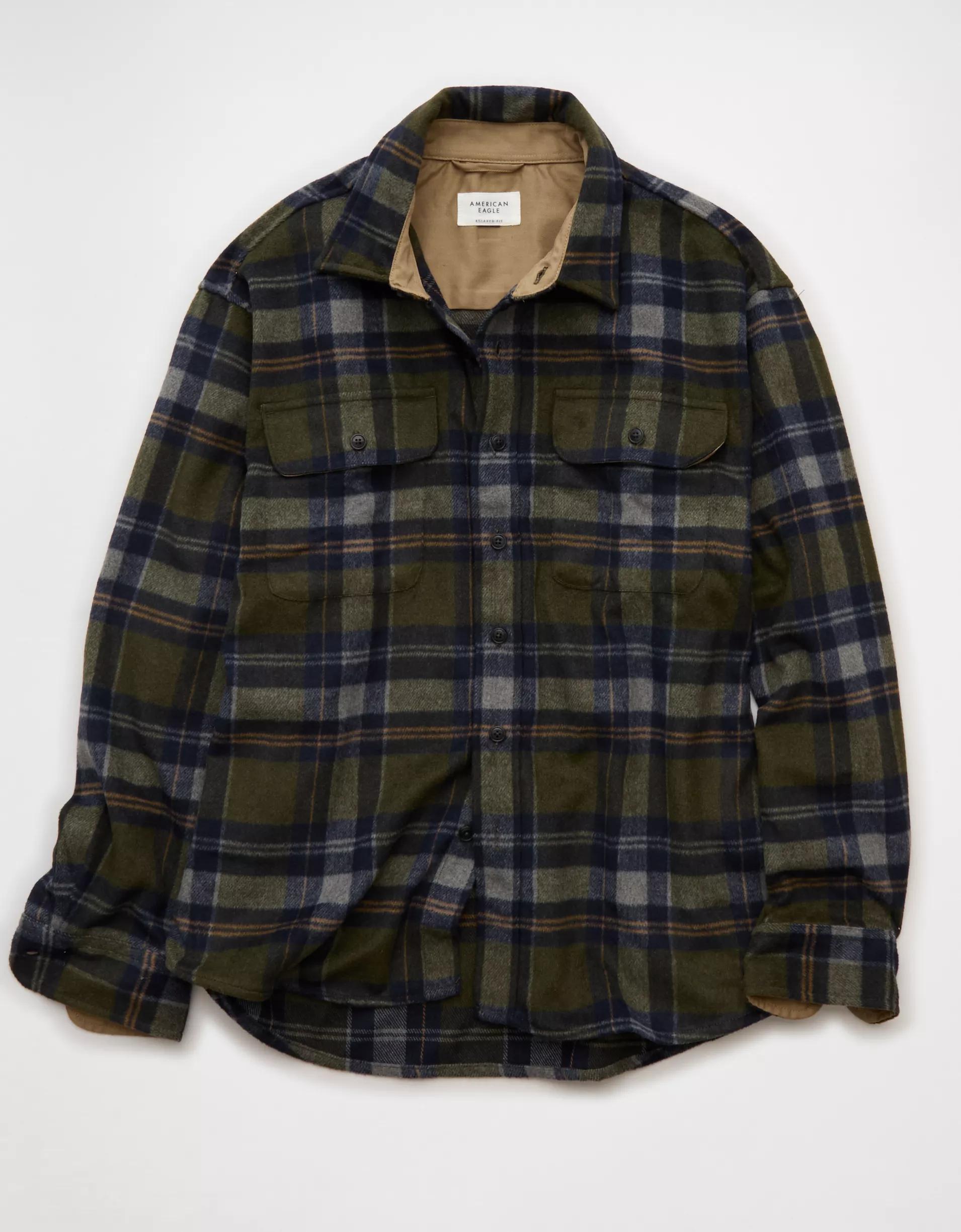AE Relaxed Heavyweight Flannel Product Image