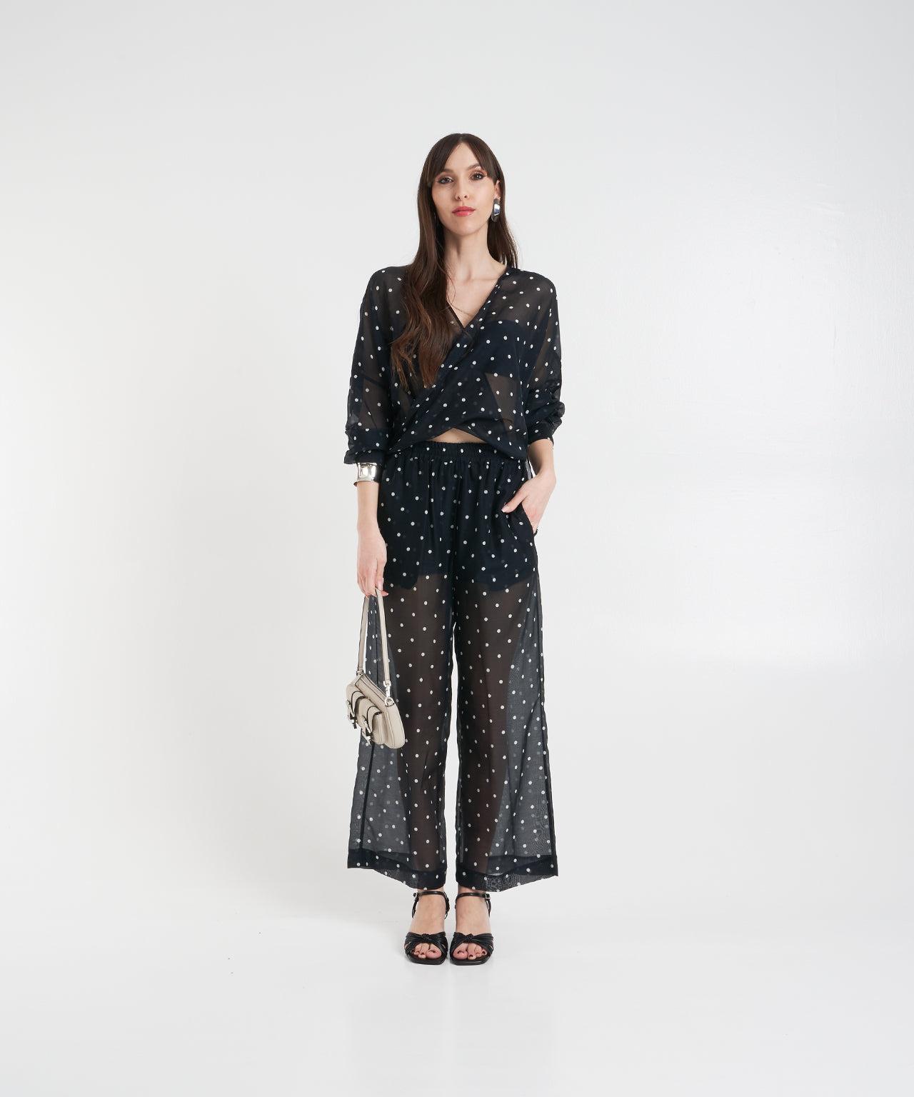 Pants with polka dots Product Image